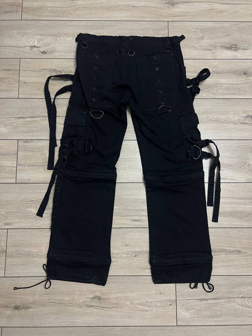 Japanese Brand Gothicana by EMP Y2K Bondage Strap Cargo Pant 38x34 Size US 38 / EU 54 - 5 Thumbnail
