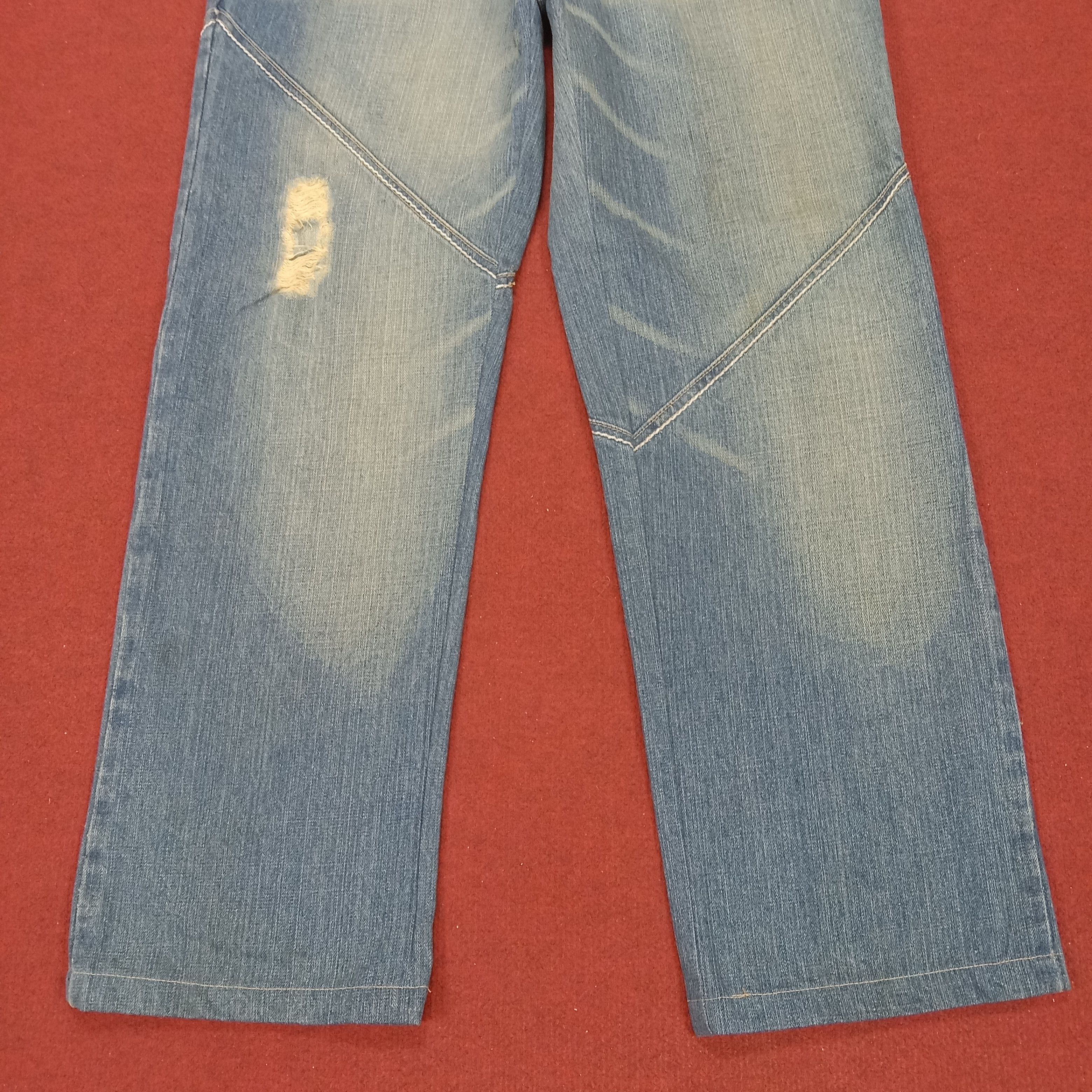 Dolce & Gabbana × Vintage Dolce & Gabbana Fashion Style Streetwear Distressed Jeans Size US 33 - 3 Thumbnail