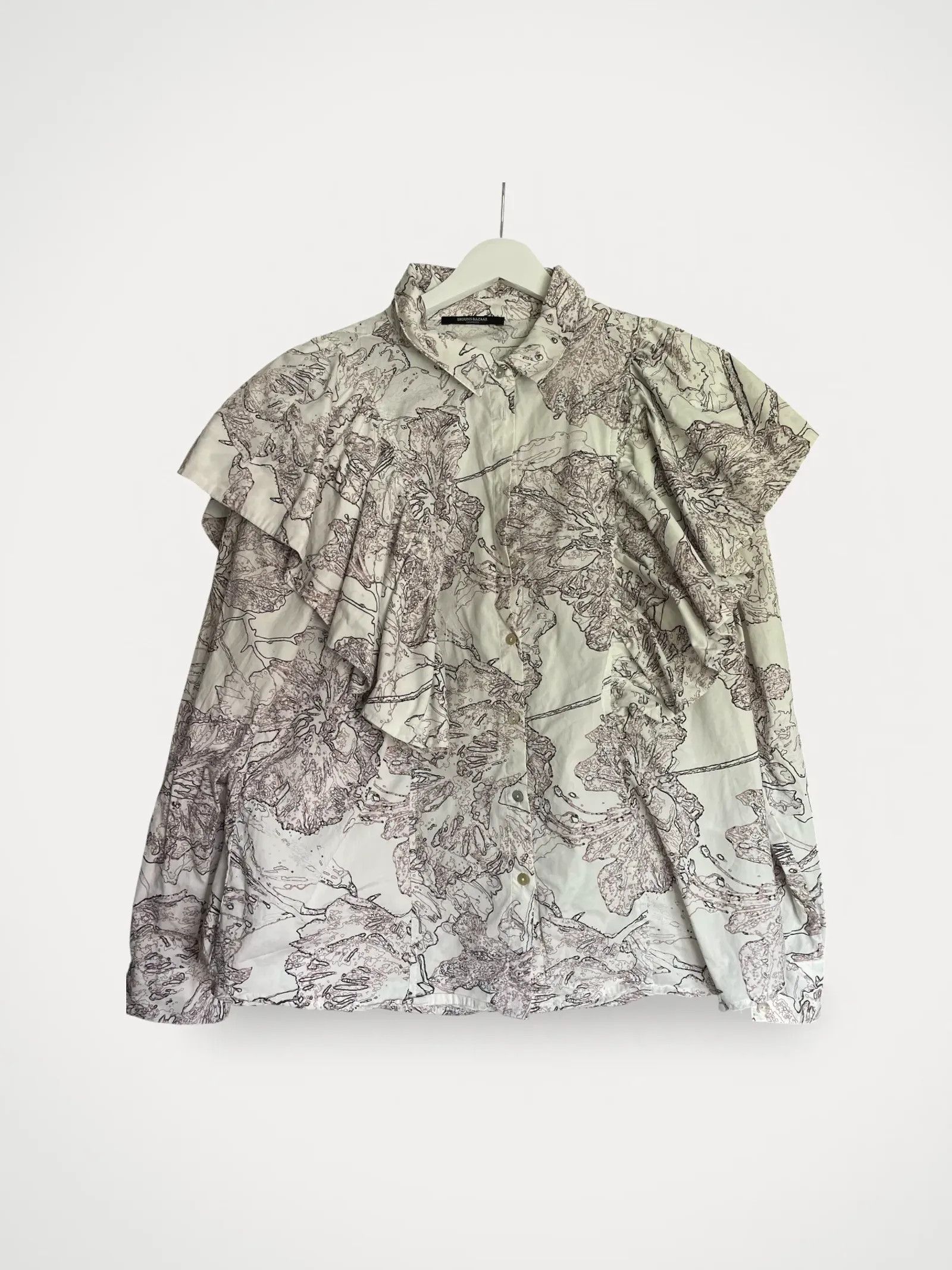 Bruuns Bazaar Bruuns Bazaar Posy Florentina Shirt Blouse Size M / US 6-8 / IT 42-44 - 1 Thumbnail