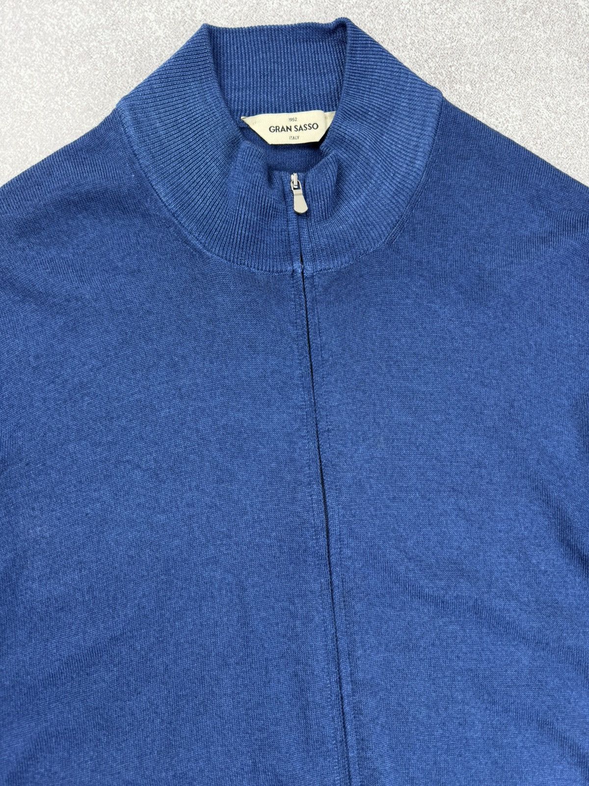 Gran Sasso Gran Sasso Zip Up Wool Knit Sweatr Size 54 Size US L / EU 52-54 / 3 - 5 Thumbnail