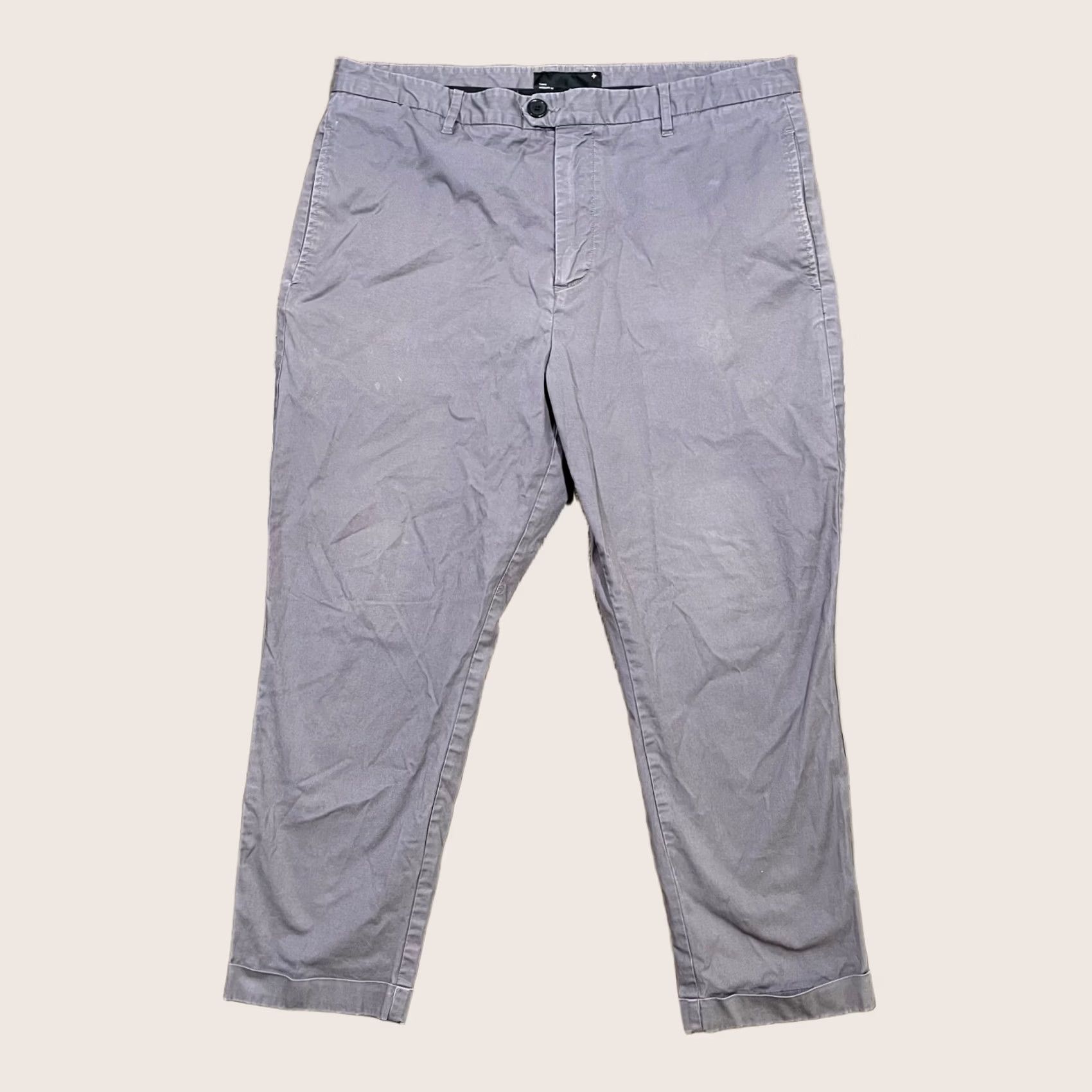 Tavik Tavik Pants Men Chino 36x24.5 Gray Slimming Straight Front Flat Front Casual Bottoms Modern Regular XS? Size US 36 / EU 52 - 1 Thumbnail