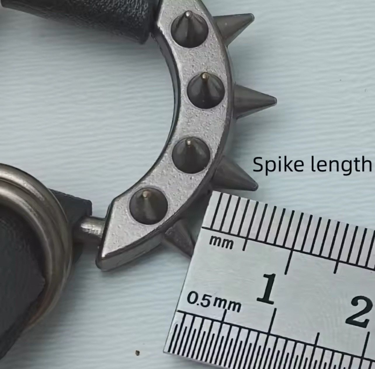 Jean × Vintage Retro Willow Nail Black Gun Plated Metal Chain Size ONE SIZE - 7 Thumbnail