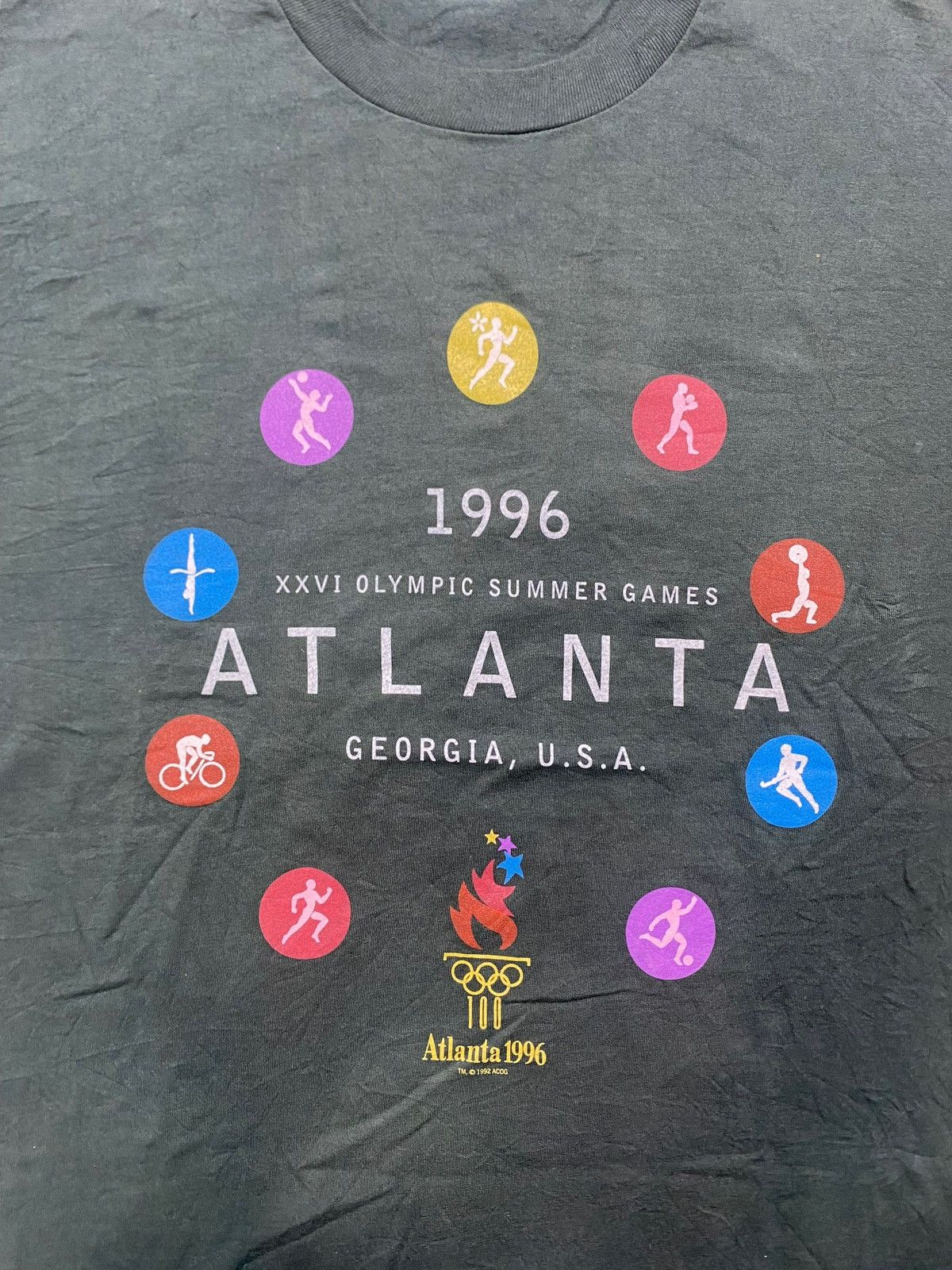 Other VINTAGE CHAMPION 1996 OLYMPIC SUMMER GAMES ATLANTA GEORGIA Size US L / EU 52-54 / 3 - 8 Thumbnail