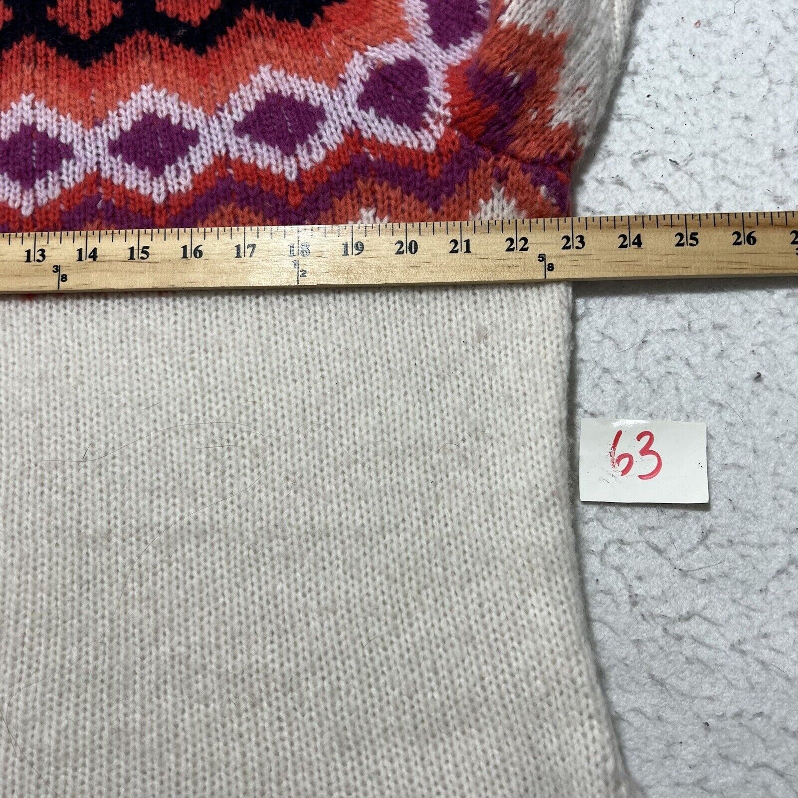 Other Aerie XS Wool Mock Neck Long Sleeve Zig Zag Sweater Size XS / US 0-2 / IT 36-38 - 8 Thumbnail
