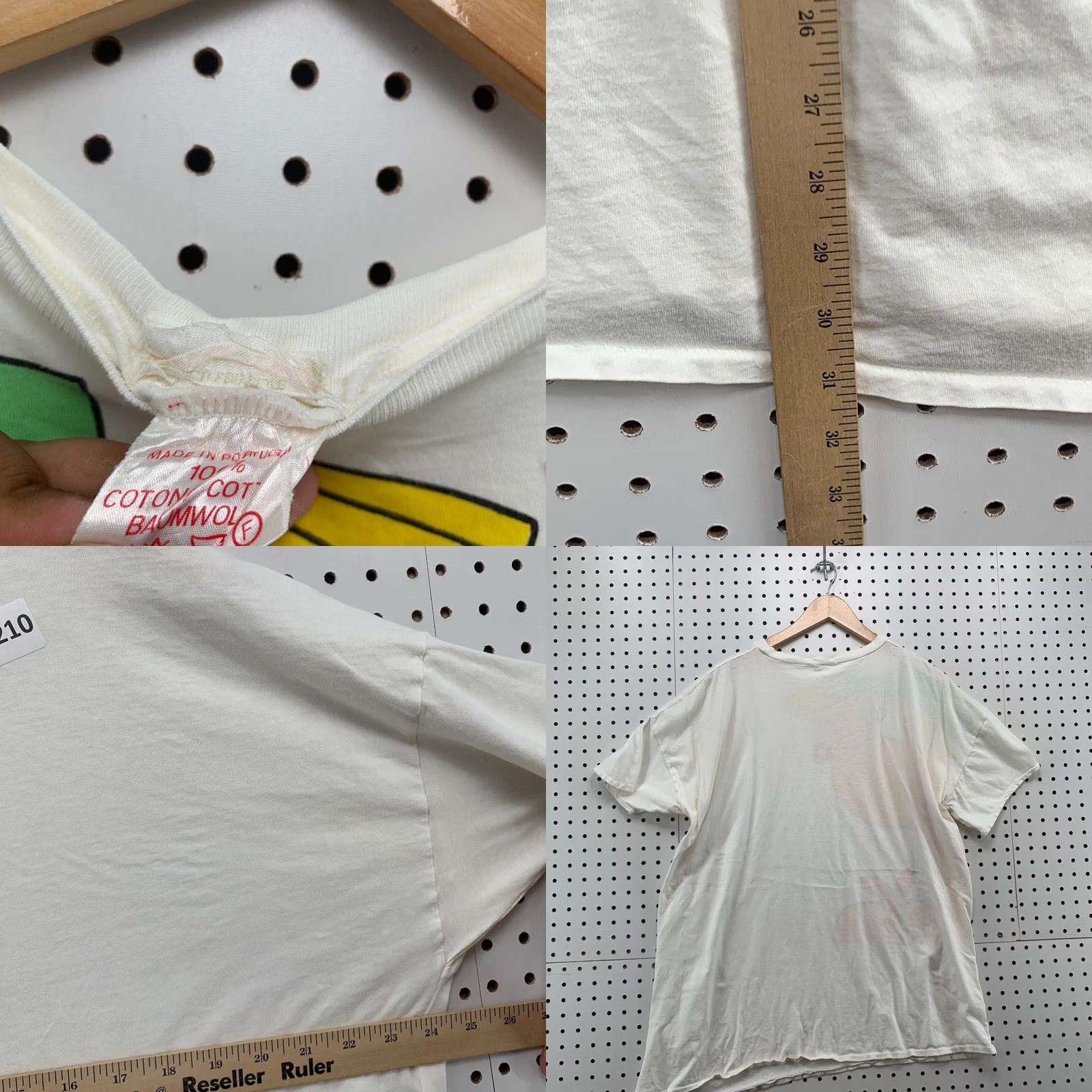 Vintage VINTAGE Decibel Shirt White XL Mens Adult Graphic Short Sleeve Crew Neck T-Shirt Size US XL / EU 56 / 4 - 9 Thumbnail