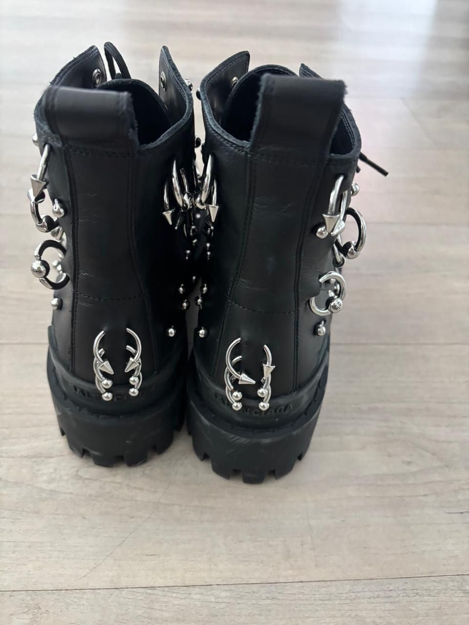 Balenciaga Leather Strike Piercing Boots Size US 9 / EU 42 - 5 Thumbnail