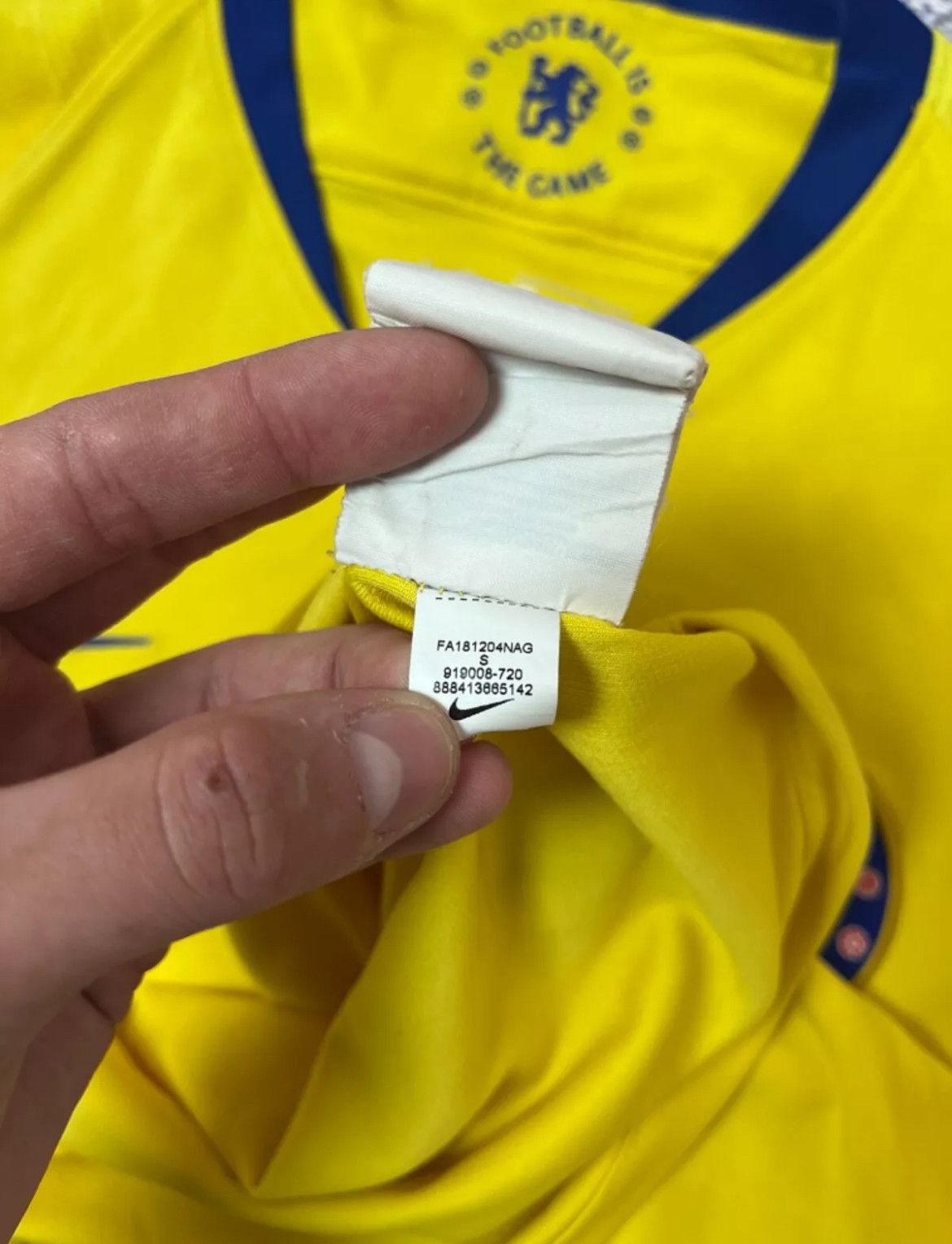 Nike Soccer jersey Chelsea Nike 2017/18 y2k dri-fit men’s size S Size US M / EU 48-50 / 2 - 3 Thumbnail