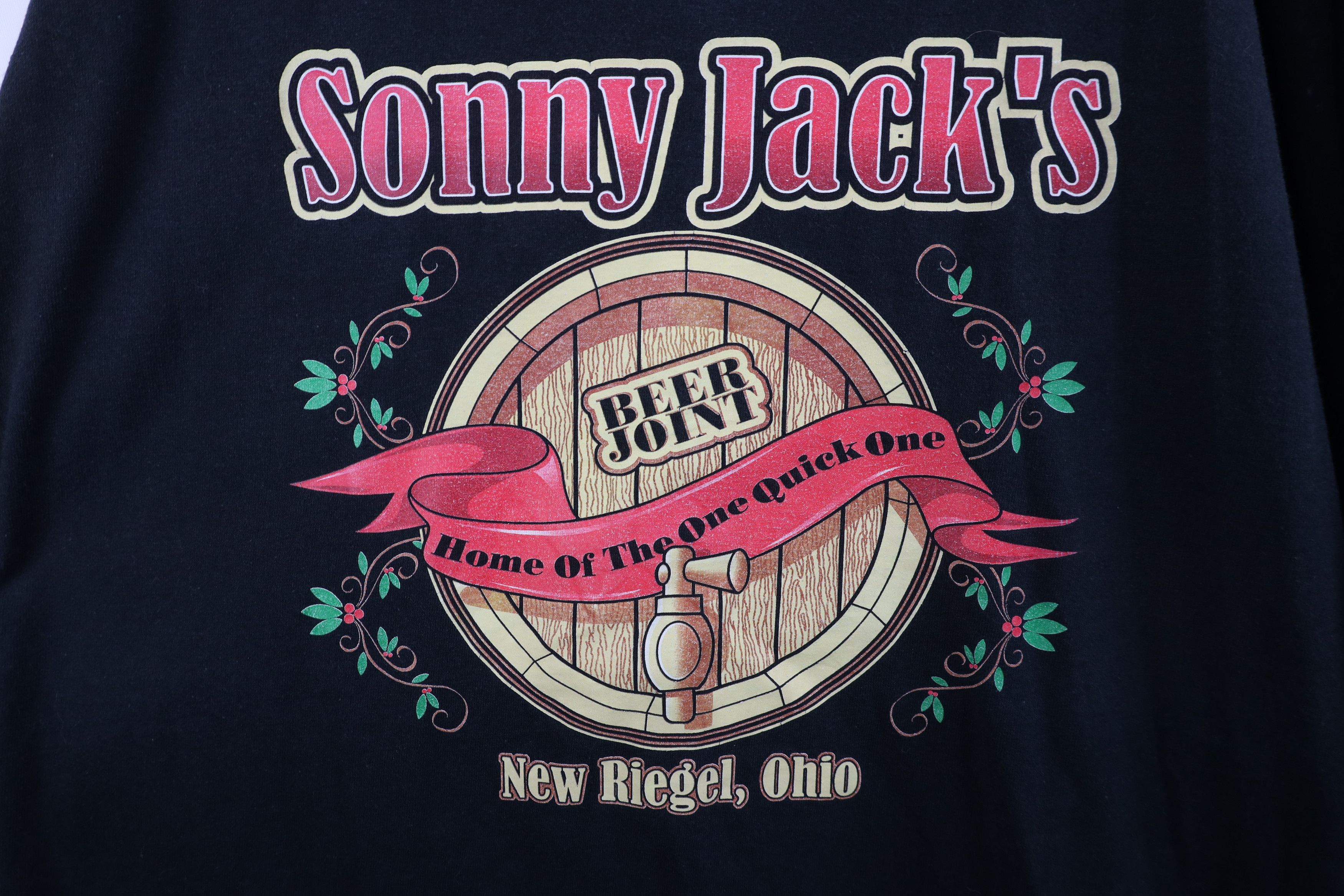 Vintage Vintage Sonny Jack's Beer Joint Pub New Riegel Ohio T-Shirt Size US XXL / EU 58 / 5 - 4 Thumbnail