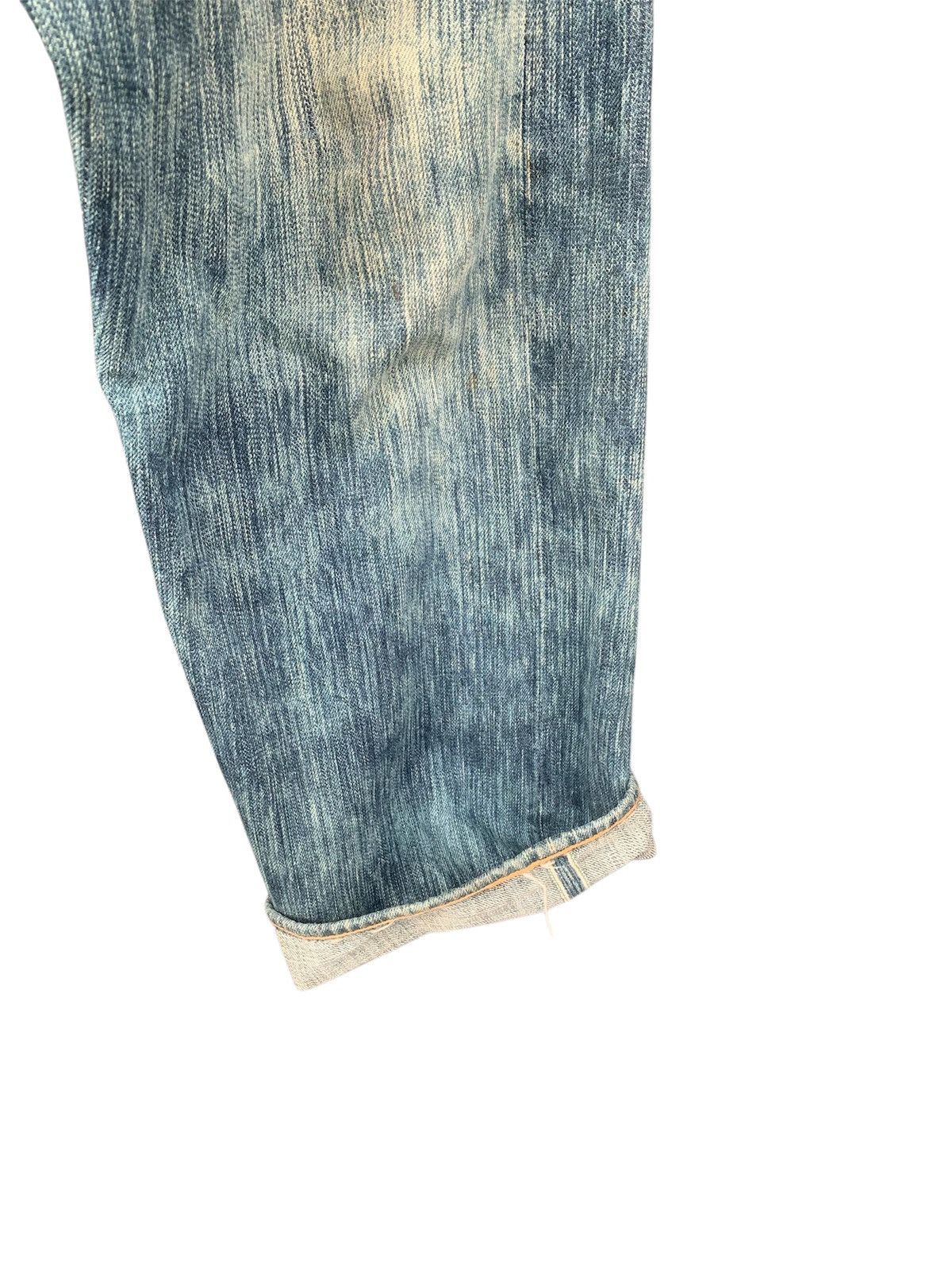 Sugar Cane Vintage Sugar Cane Edo Ai Denim Buckle Back Selvedge Jeans Size US 33 - 10 Thumbnail
