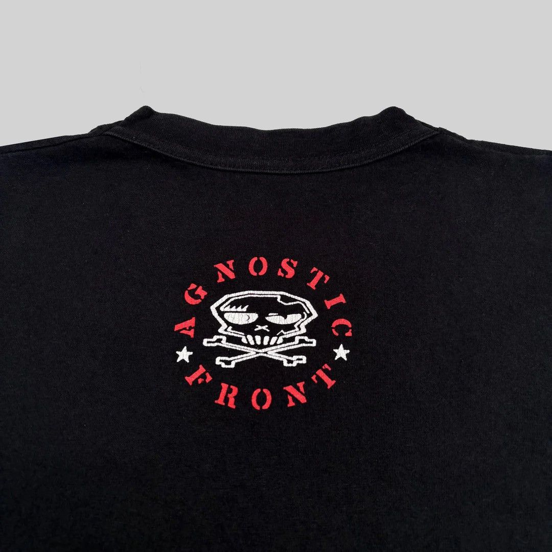 Band Tees Agnostic Front 1999 99 90s Vintage Riot Upstart Band T-Shirt Size US XL / EU 56 / 4 - 3 Thumbnail