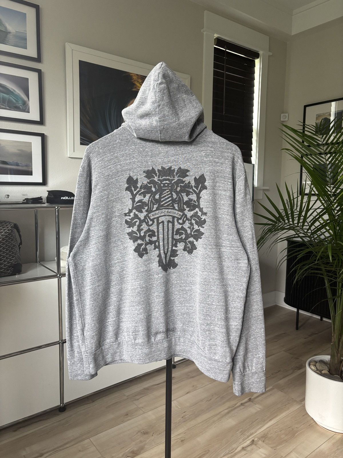 Grey Chrome Hearts Hoodie | Grailed