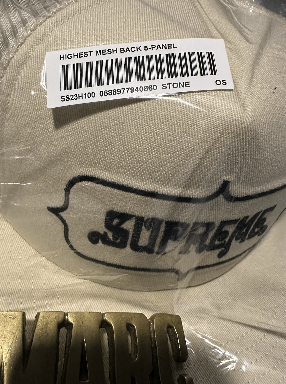 Supreme NWT Supreme Highest Mesh Back 5-Panel - Stone Size ONE SIZE - 4 Thumbnail
