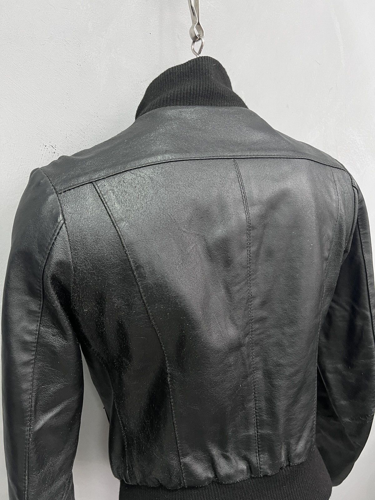 Diesel Opium leather bomber diesel style avant garde y2k Size M / US 6-8 / IT 42-44 - 9 Thumbnail