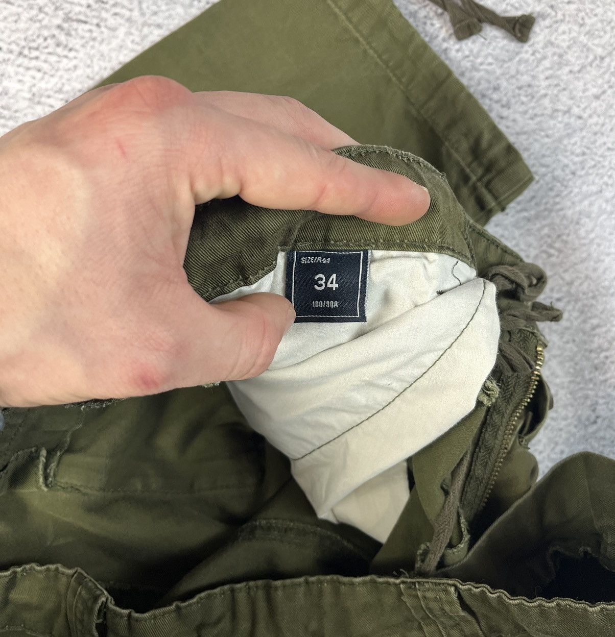 Other Vintage Military multi pocket cargo pants Y2K drill Size US 34 / EU 50 - 15 Thumbnail