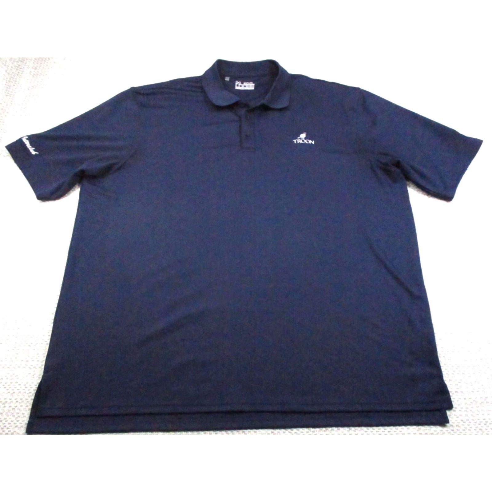 Under Armour Under Armour Polo Shirt Mens 2XL Navy Blue HeatGear Loose Golf Troon Performance Shirt Size US XXL / EU 58 / 5 - 2 Thumbnail