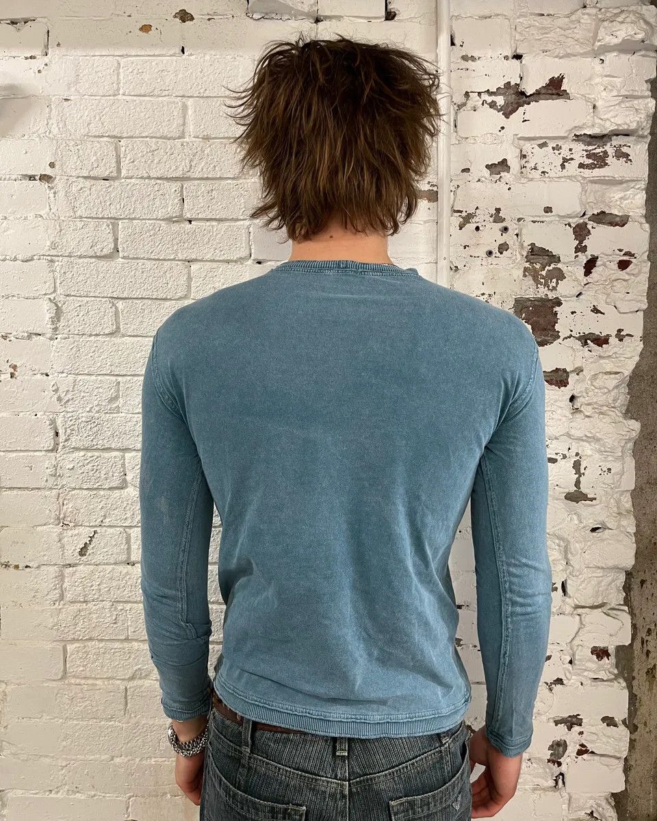 Dolce & Gabbana AW2004 Dolce & Gabbana Blue Teal Truck Graphic Longsleeve Size XS / US 0-2 / IT 36-38 - 2 Thumbnail