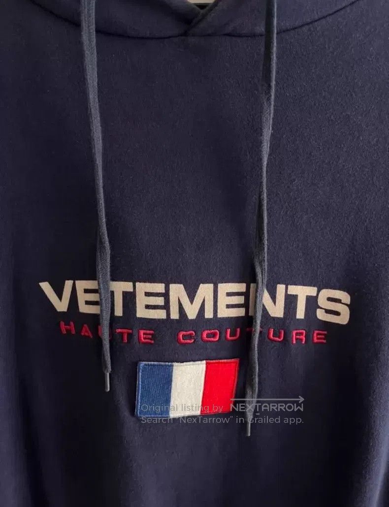 Vetements Vetements Flag Hoodie Size US M / EU 48-50 / 2 - 3 Thumbnail