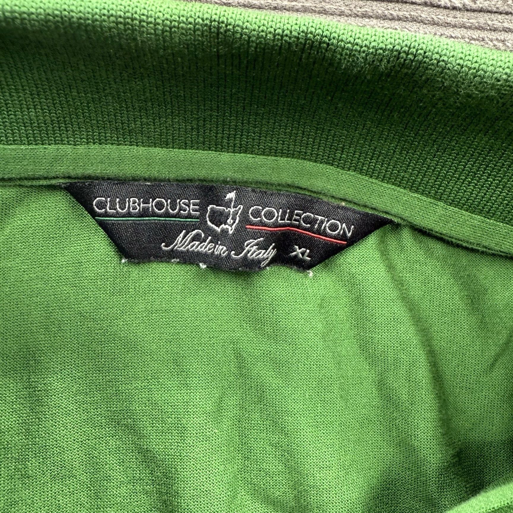 Vintage Clubhouse Collection Masters Polo Shirt Men XL Cotton Green Golfing Preppy Polo Shirt Golf Sports Logo Size US XL / EU 56 / 4 - 4 Thumbnail