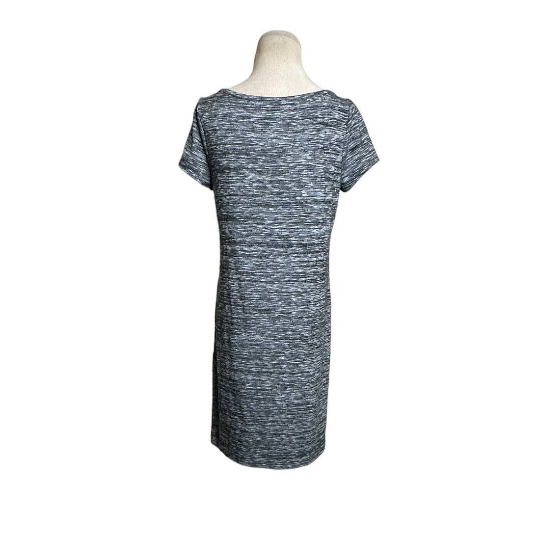 Loft Loft gray marbled mini T Shirt dress size Small Size S / US 4 / IT 40 - 2 Thumbnail