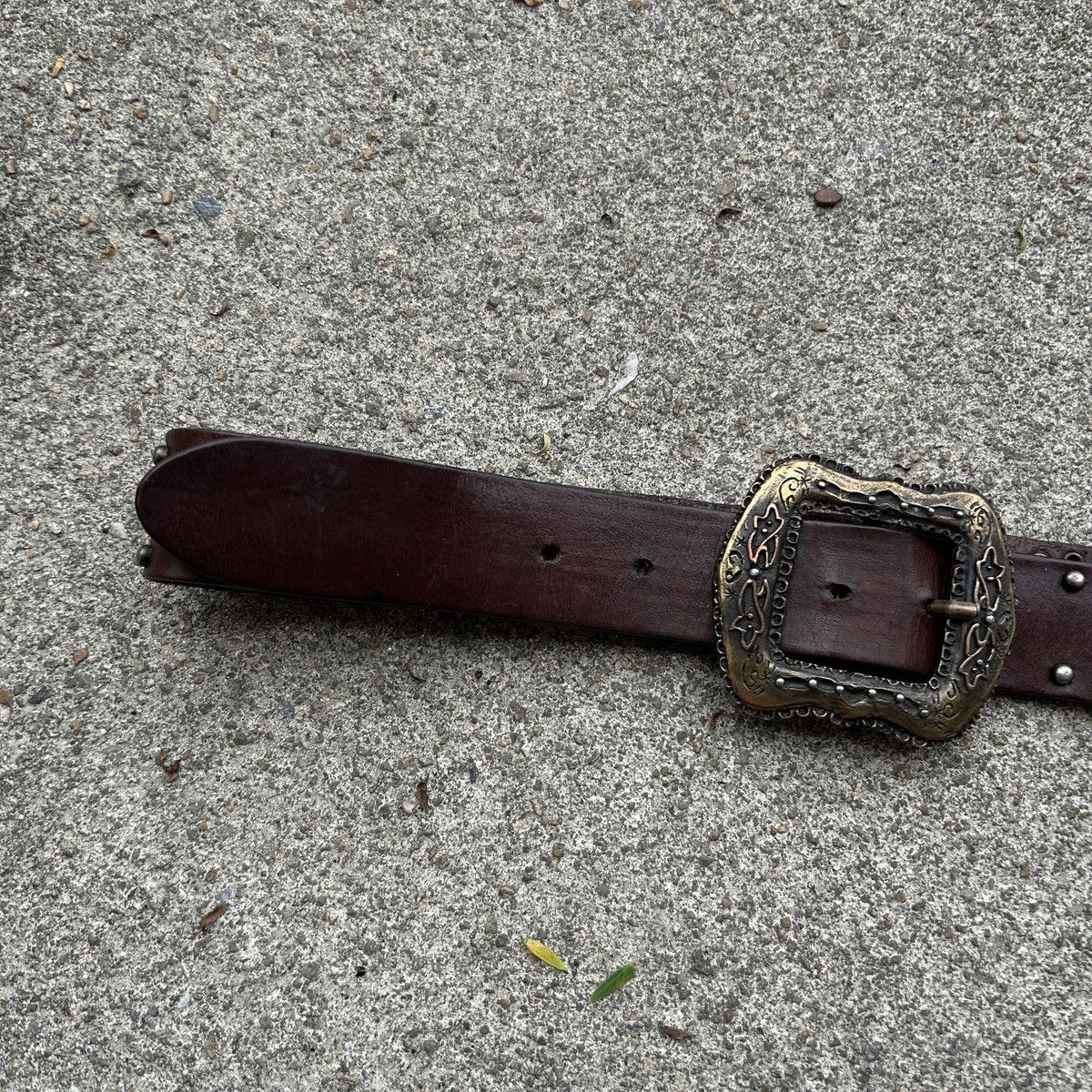 Vintage Vintage studded leather belt (Kapital Style) Size ONE SIZE - 5 Thumbnail
