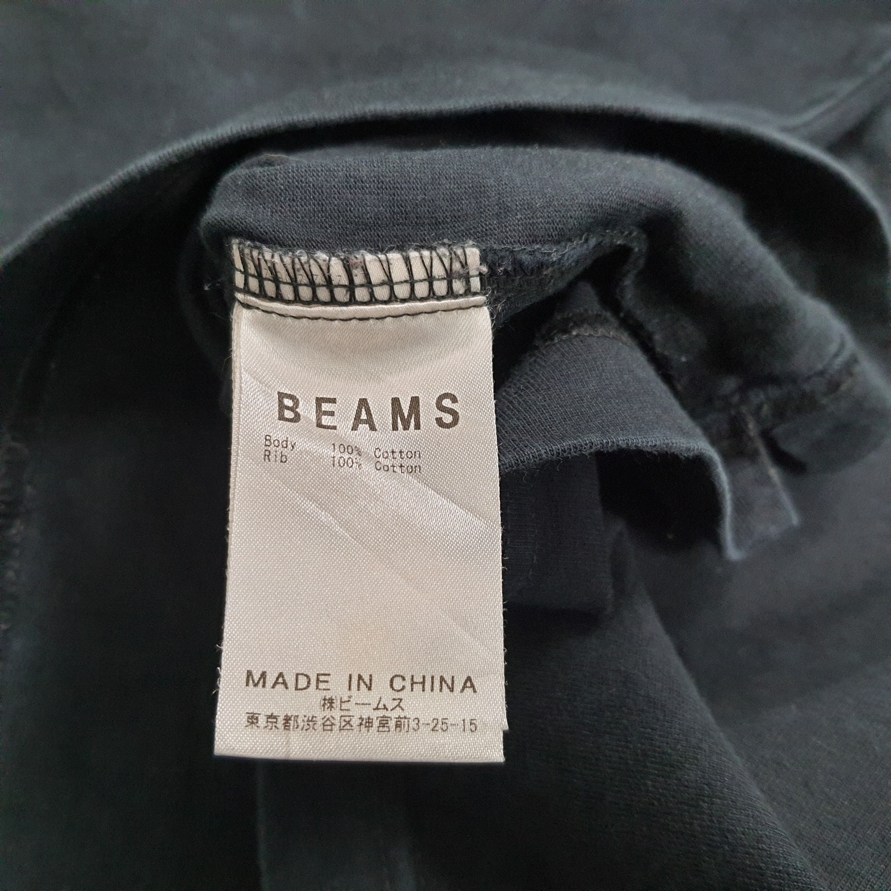Beams Plus Vintage BEAMS Long Sleeve American Flag Pocket Tee Size US L / EU 52-54 / 3 - 9 Thumbnail