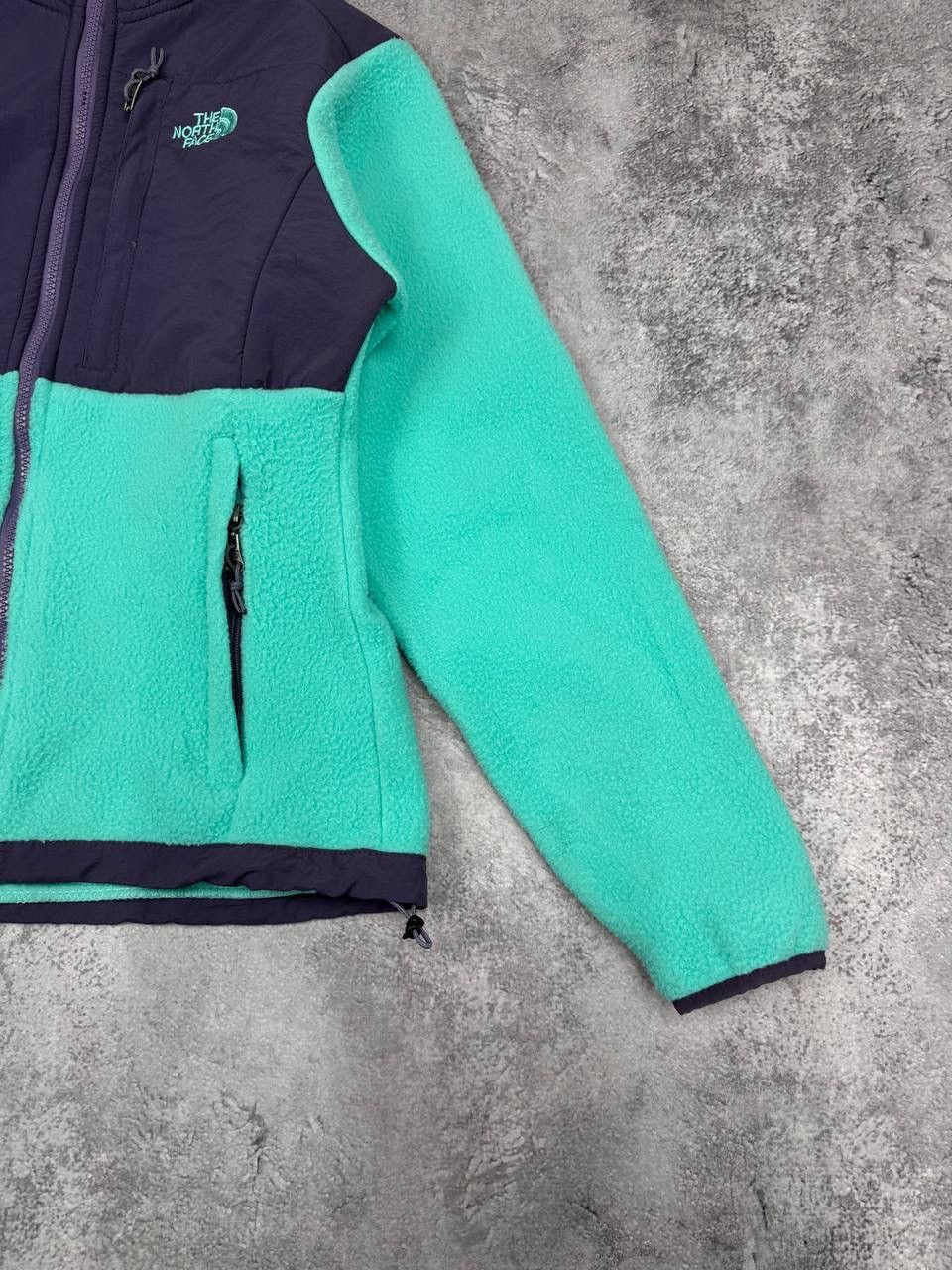 The North Face The North Face Women Fleece Jacket Green Purple Size S Size S / US 4 / IT 40 - 3 Thumbnail