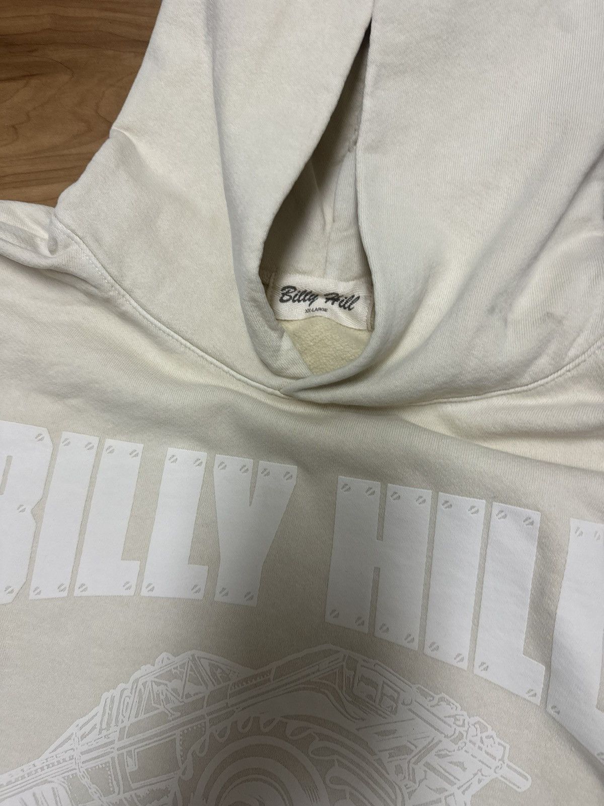 Billy Hill 2XL Billy Hill Auto Asylum Cream Hoodie Size US XXL / EU 58 / 5 - 3 Thumbnail
