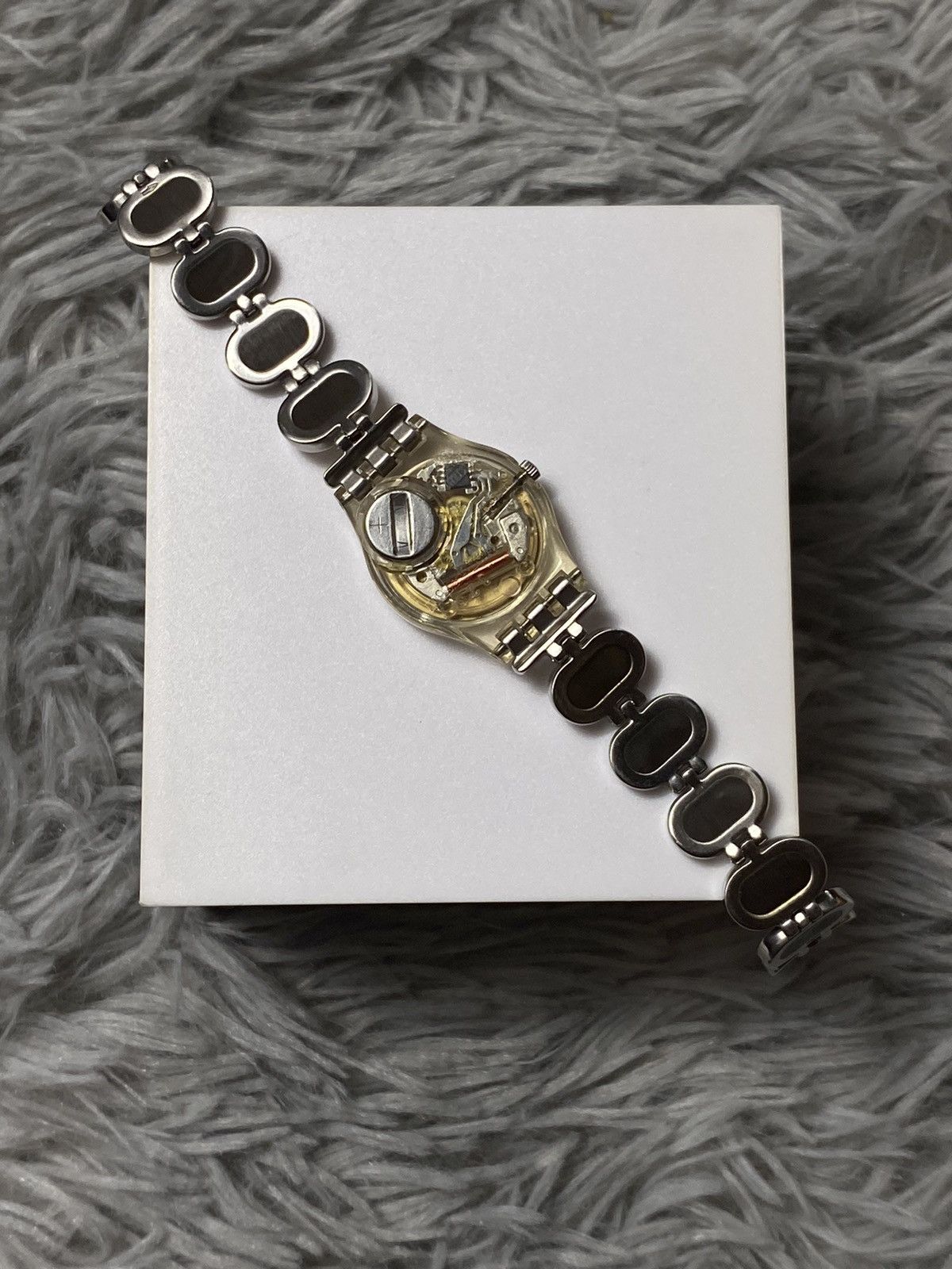 Jewelry × Swatch × Vintage Swatch Elegance Black Dial Quartz Japan Movement Size ONE SIZE - 5 Thumbnail