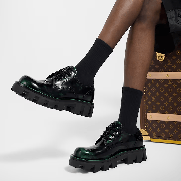 Louis Vuitton LV Checker Derbies Size US 7 / EU 40 - 6 Thumbnail