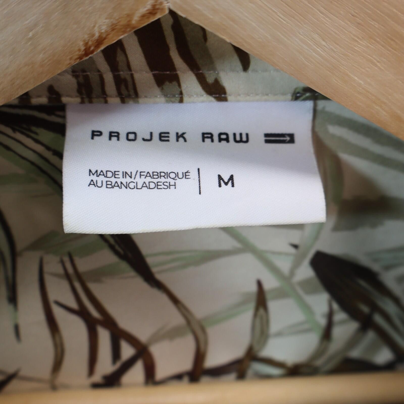 Other PROJEK RAW Button Men Medium Shirt Floral MSRP $79.00 Size US M / EU 48-50 / 2 - 4 Thumbnail