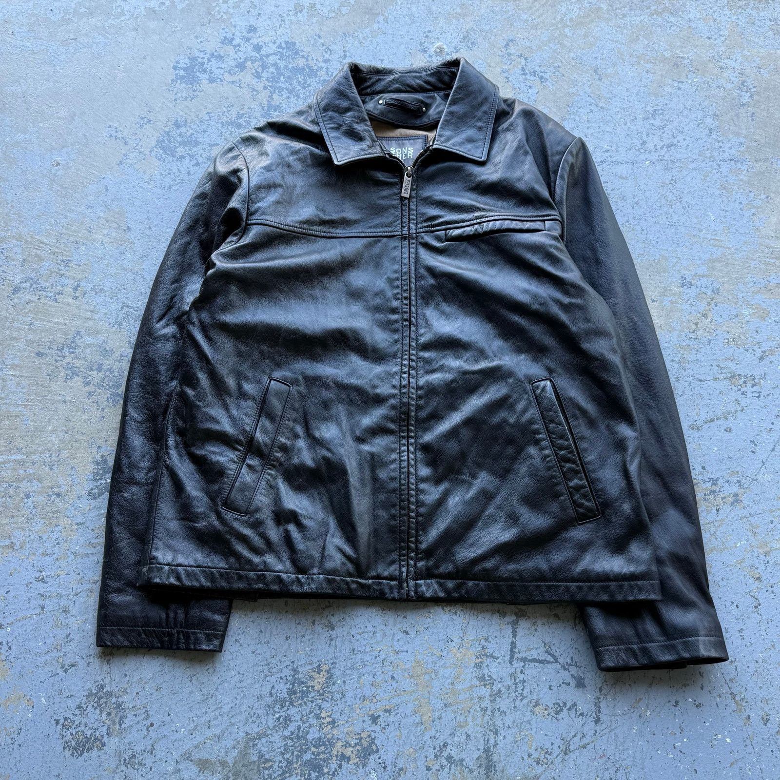 Wilsons Leather Vintage Wilson’s Black Leather Jacket Sz L Size US L / EU 52-54 / 3 - 1 Thumbnail