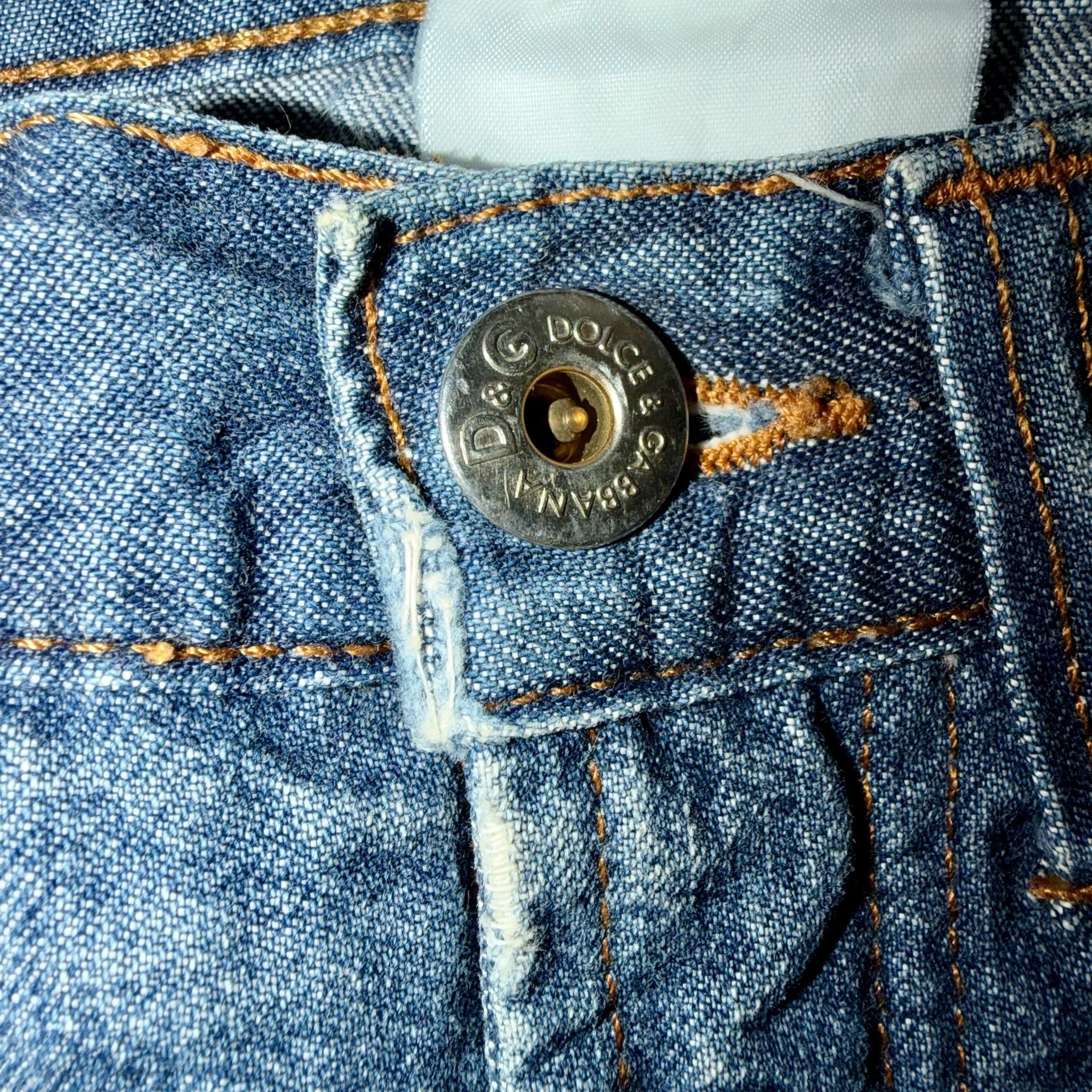 Dolce & Gabbana DOLCE & GABBANA VINTAGE PATCHWORK JEANS Size 26" / US 2 / IT 38 - 5 Thumbnail