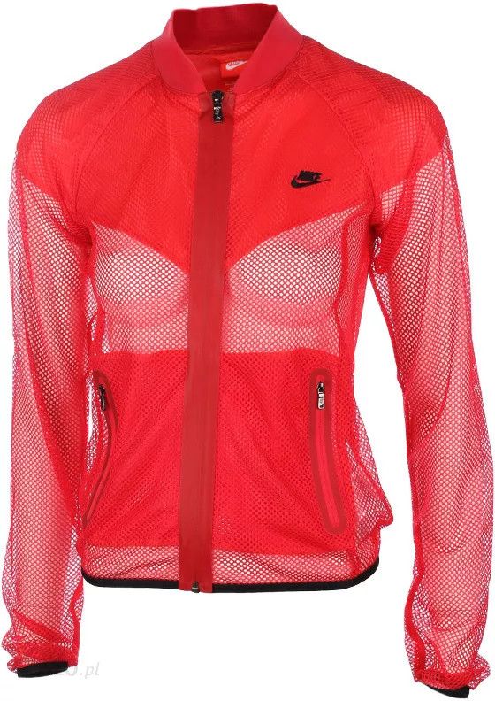 Nike Nike Sunset Mesh Red Women's Sportswear Jacket Size XL / US 12-14 / IT 48-50 - 1 Thumbnail