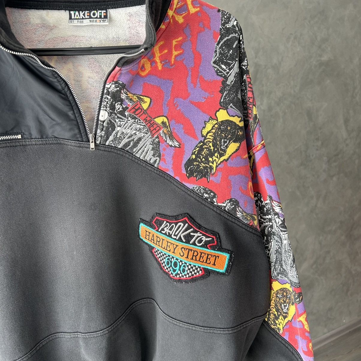 Adidas VTG 80s Adidas Take Off Back To Harley Street Sweatshirt Size US M / EU 48-50 / 2 - 6 Thumbnail