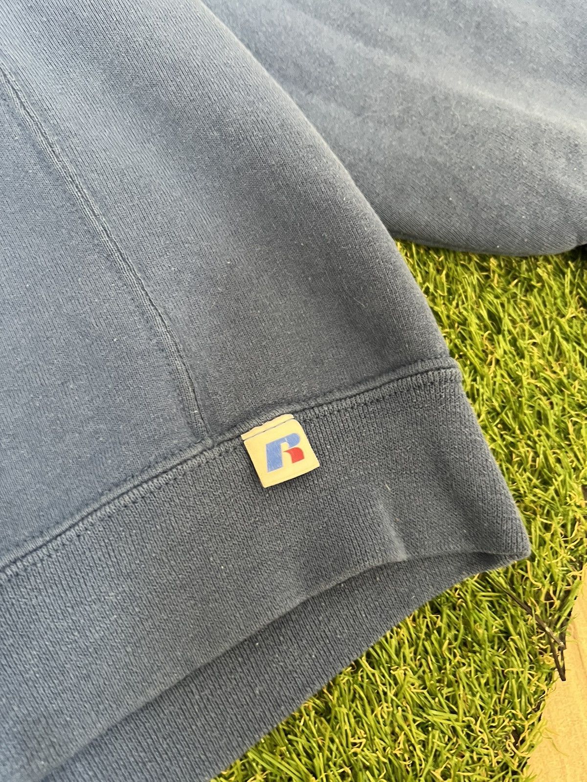Russell Athletic Vintage Russell Athletic Blank Sweatshirt Mens Large Blue Size US XL / EU 56 / 4 - 6 Thumbnail