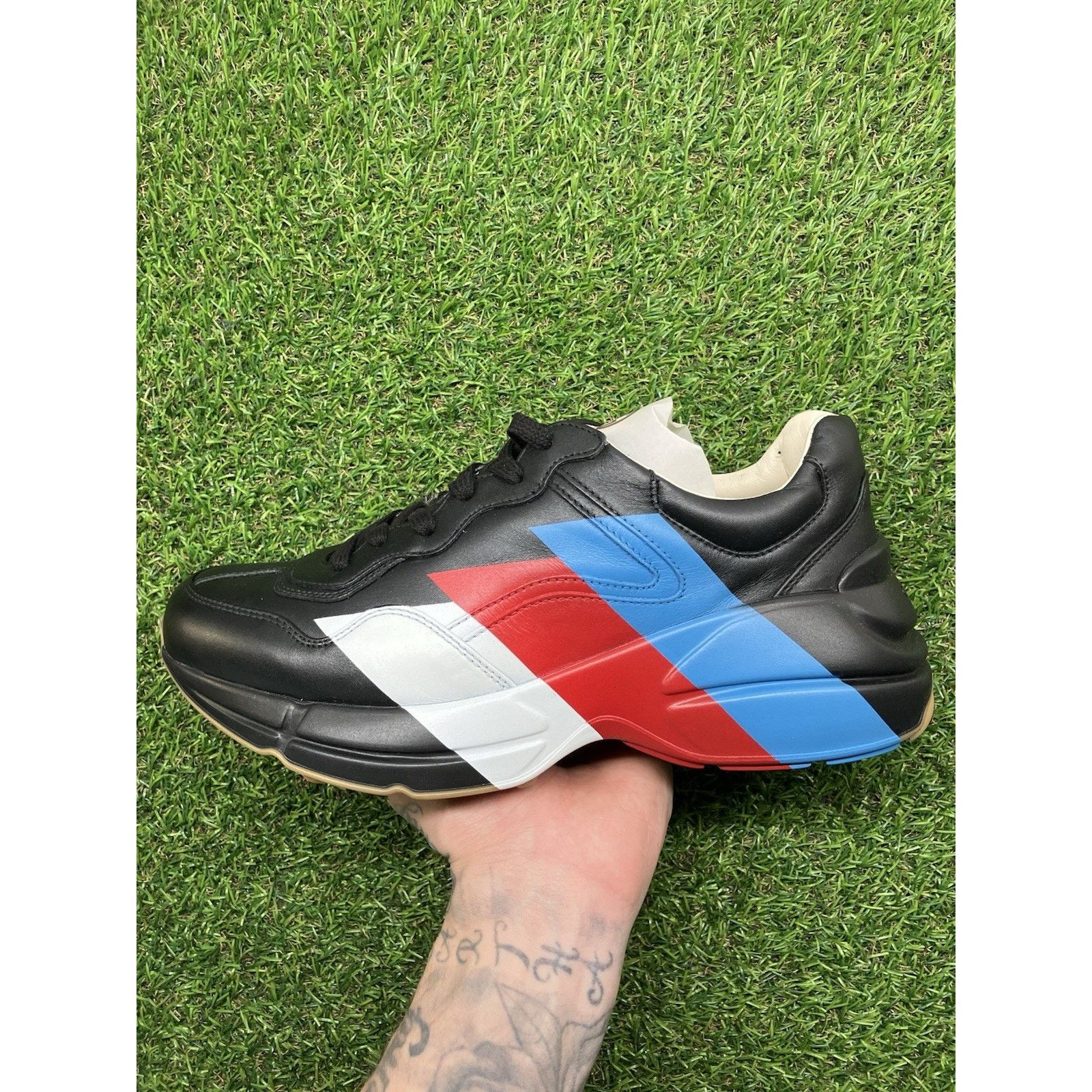 Gucci Size 5.5 G (6 US) - Gucci Rhyton ' Web Print ' | BRAND NEW! Size US 6 / EU 39 - 10 Thumbnail
