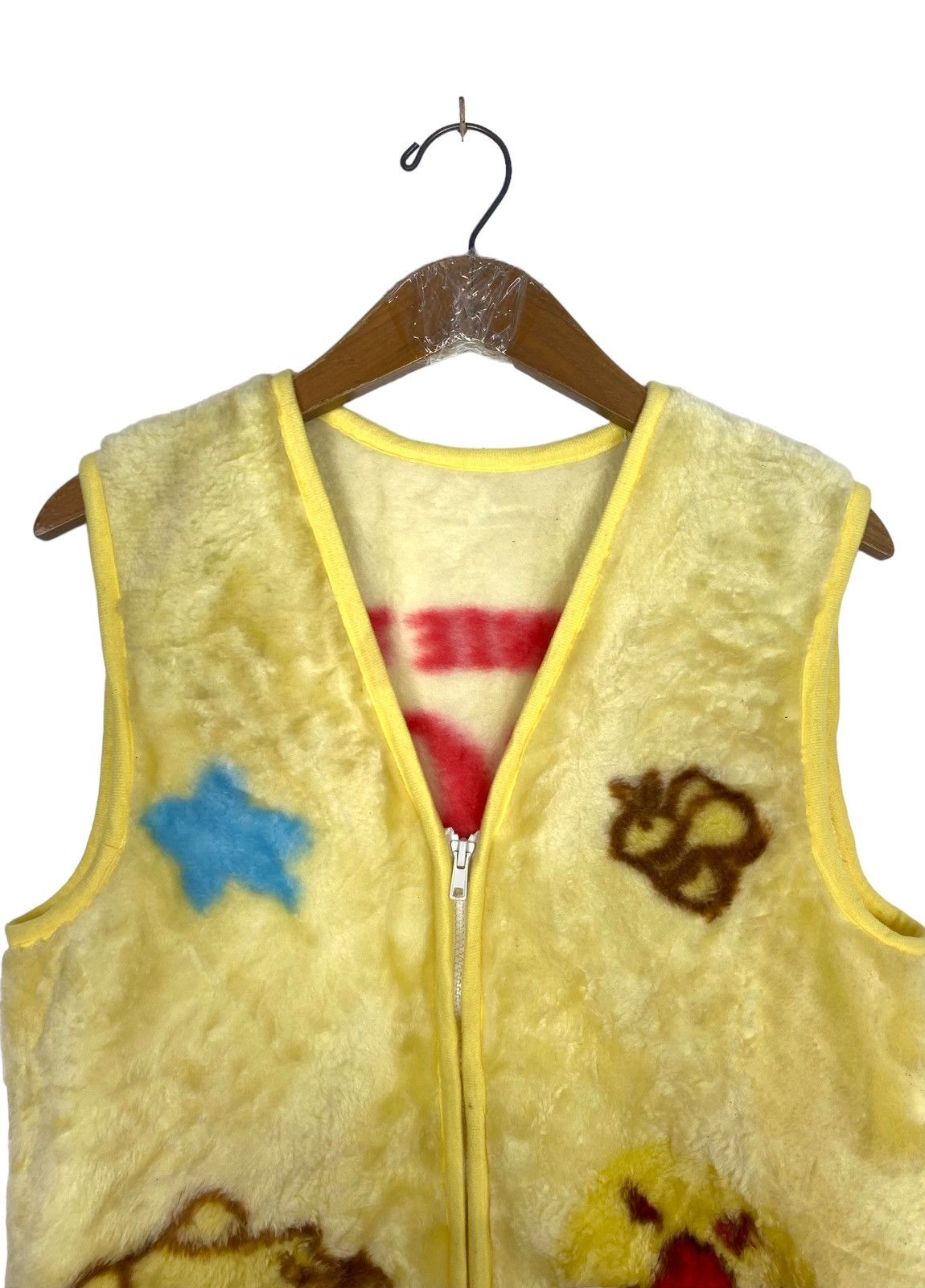 Disney Rare‼️ Disney Winnie the Pooh Blanket Vest Big Logo Size M / US 6-8 / IT 42-44 - 5 Thumbnail