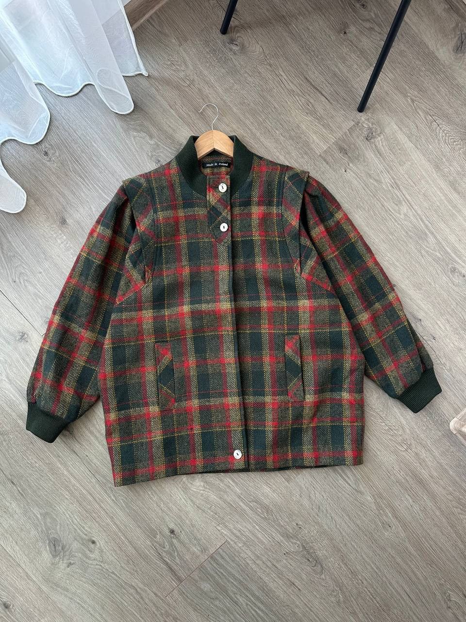Other UK Vintage Avoca Ireland Wool Checked Collection Jacket Size M / US 6-8 / IT 42-44 - 2 Thumbnail