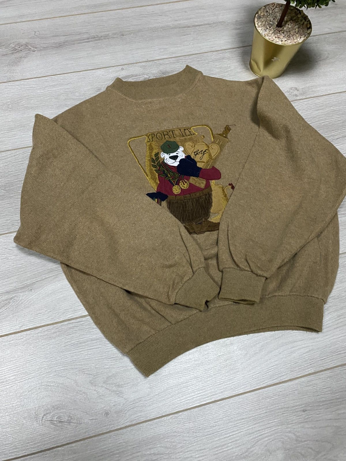 Iceberg Iceberg wool Italy knitted bear ski RARE sweater Size US M / EU 48-50 / 2 - 7 Thumbnail