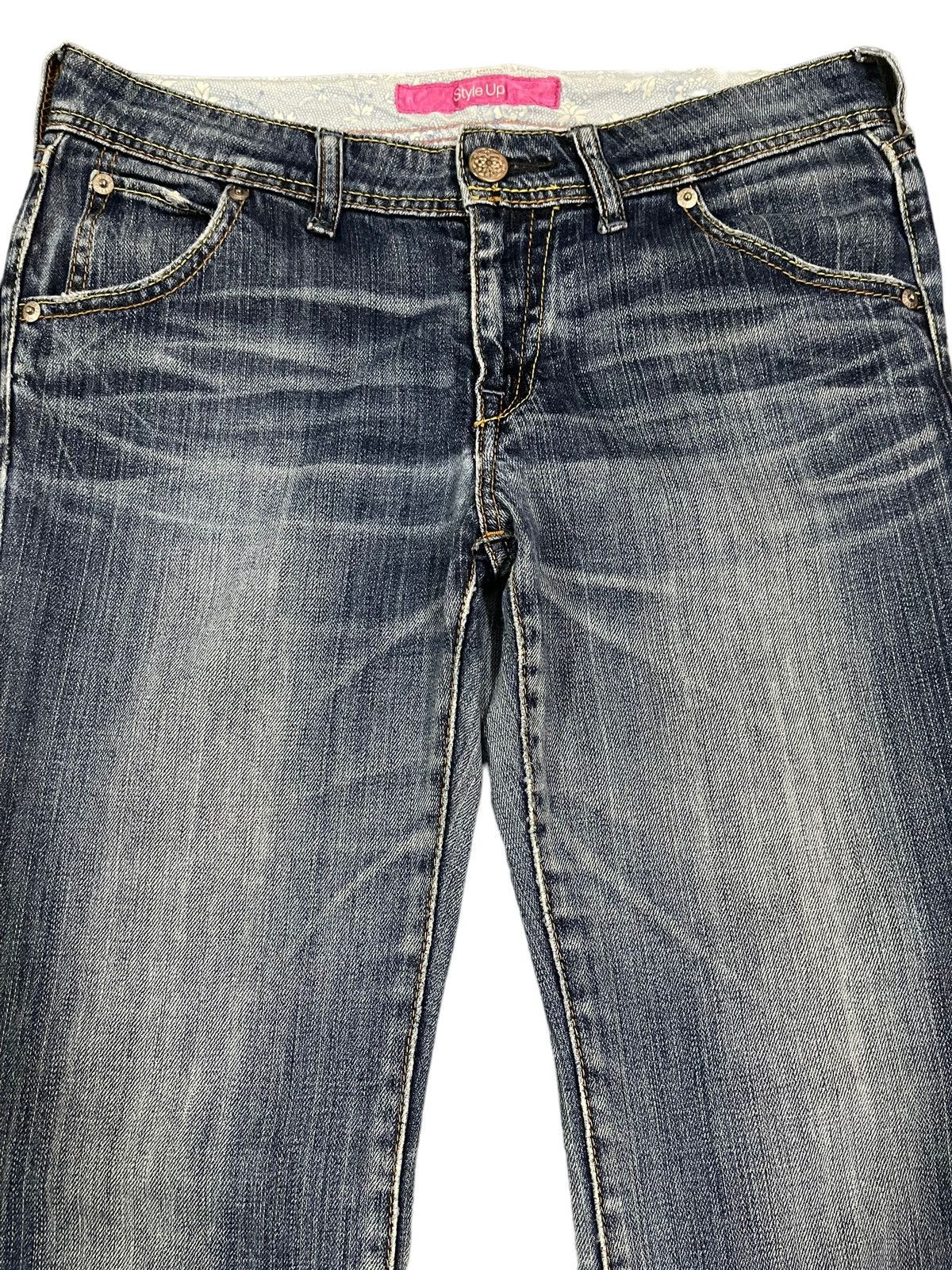 Hysteric Glamour Vintage Japanese Brand Blue Wash Style Flare Jeans Size US 30 / EU 46 - 3 Thumbnail
