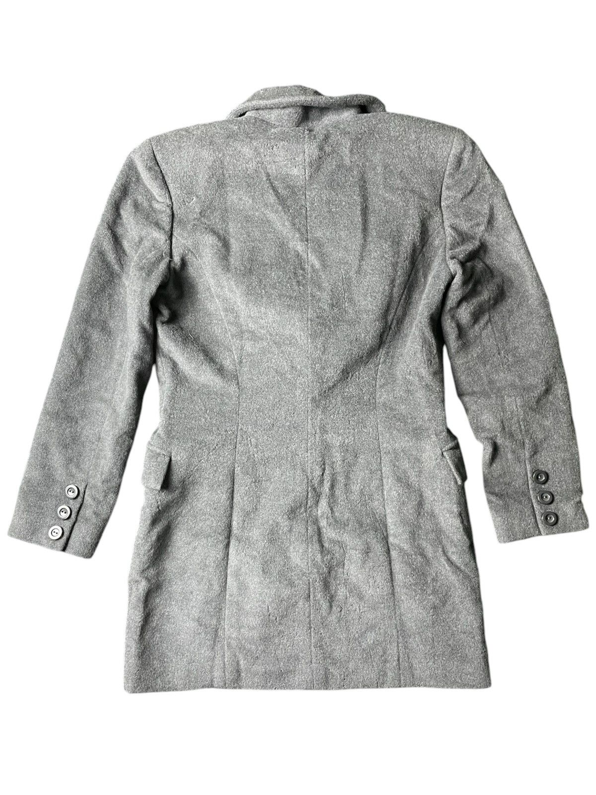 Christian Dior Monsieur × Dior × Hedi Slimane Christian Dior "KBT7A4000" Angora Wool Double Coat Size US M / EU 48-50 / 2 - 2 Thumbnail