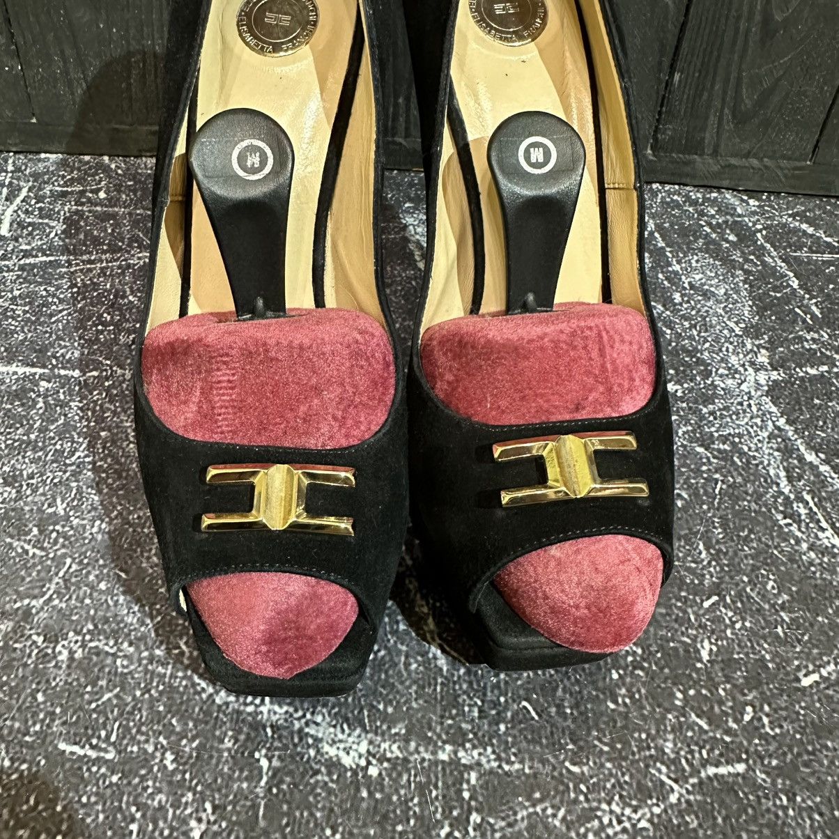 Elisabetta Franchi ELISABETTA FRANCHI Women’s Suede Heels Size 39 Size US 9 / IT 39 - 6 Thumbnail
