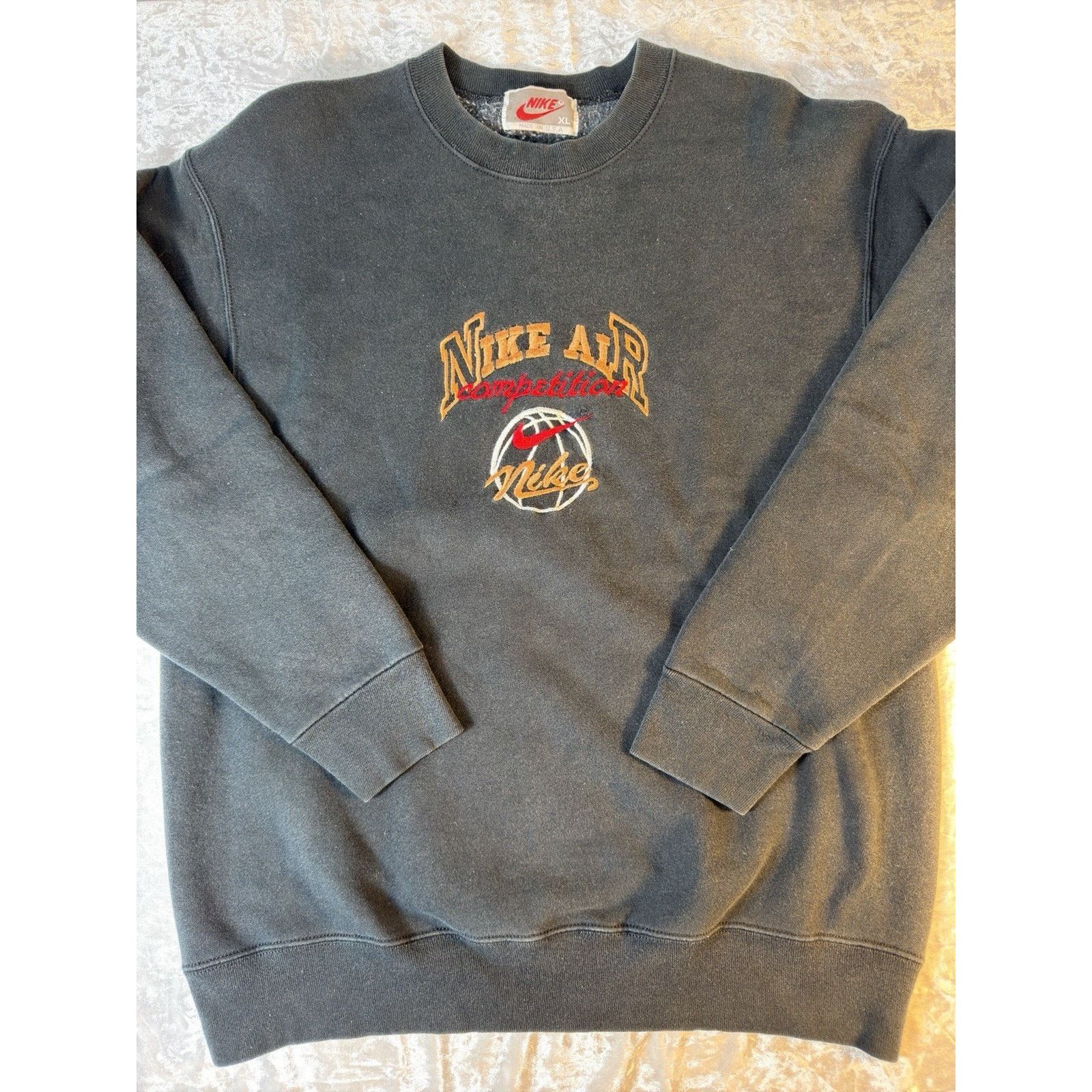 Nike Vintage 80s Nike Air Sweatshirt XL Made USA Embroidered Size US XL / EU 56 / 4 - 2 Thumbnail