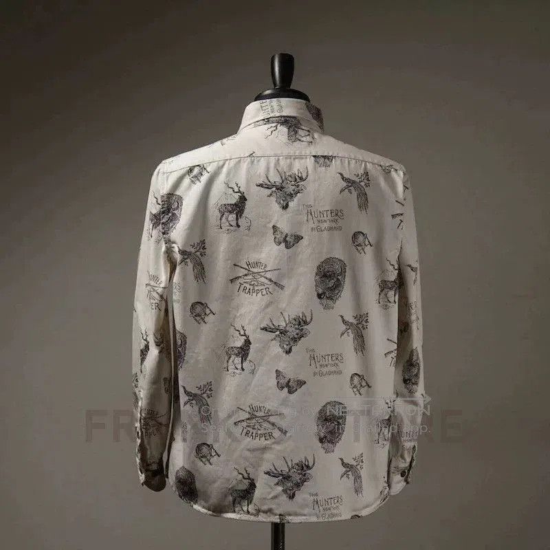 Hunter Glad Hand Hunters L/S Print Shirt. Size US M / EU 48-50 / 2 - 2 Thumbnail
