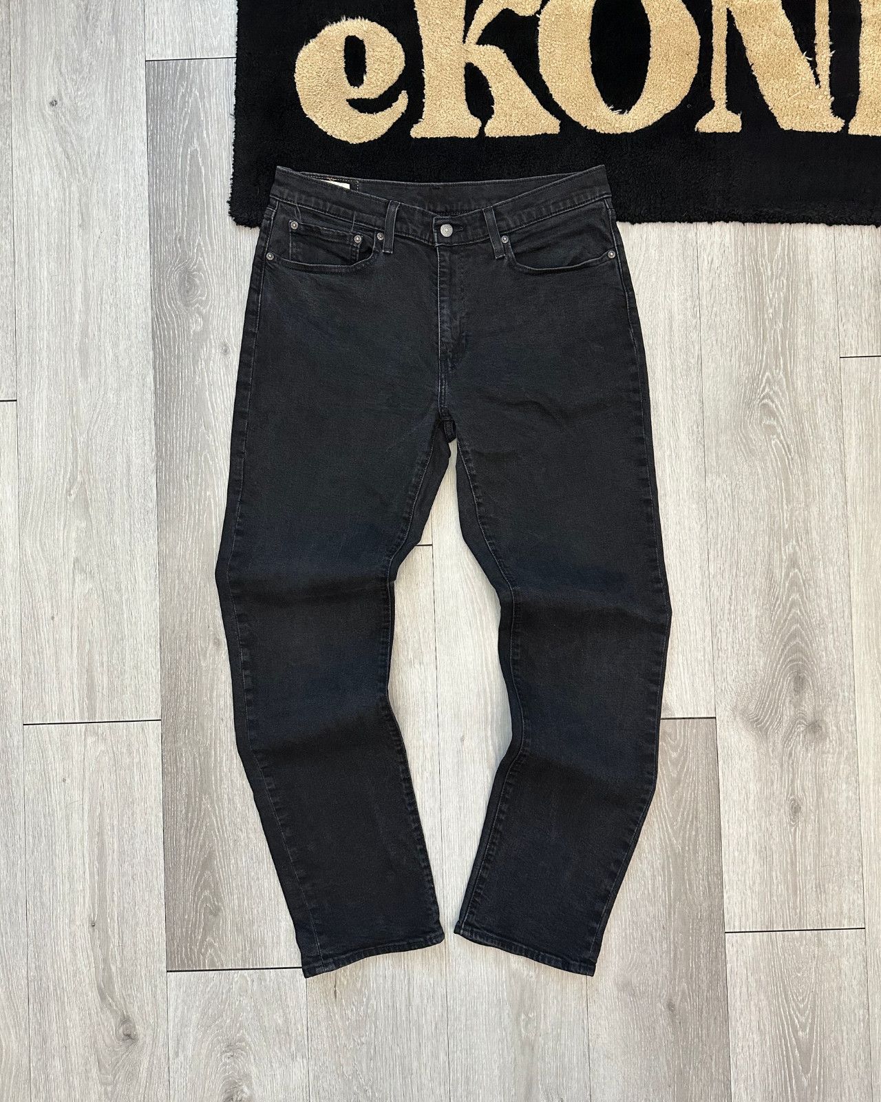 Levi's Levi's Premium 541 Big E Tapered Fit Black Jeans Size 36x33 Size US 36 / EU 52 - 2 Thumbnail