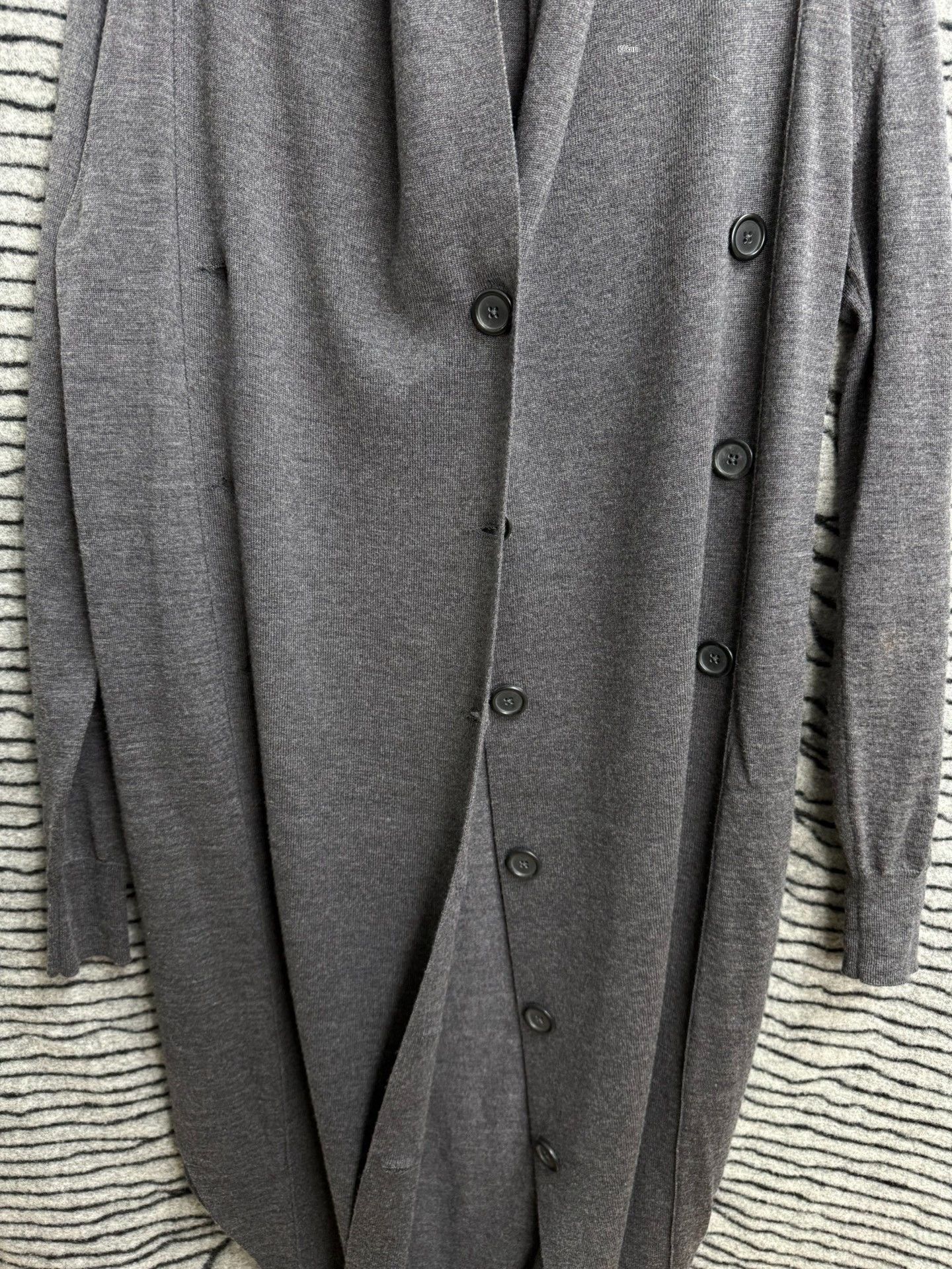 Maison Margiela Maison Margiela 11AW Double-Layer Wool Cardigan Size US S / EU 44-46 / 1 - 4 Thumbnail