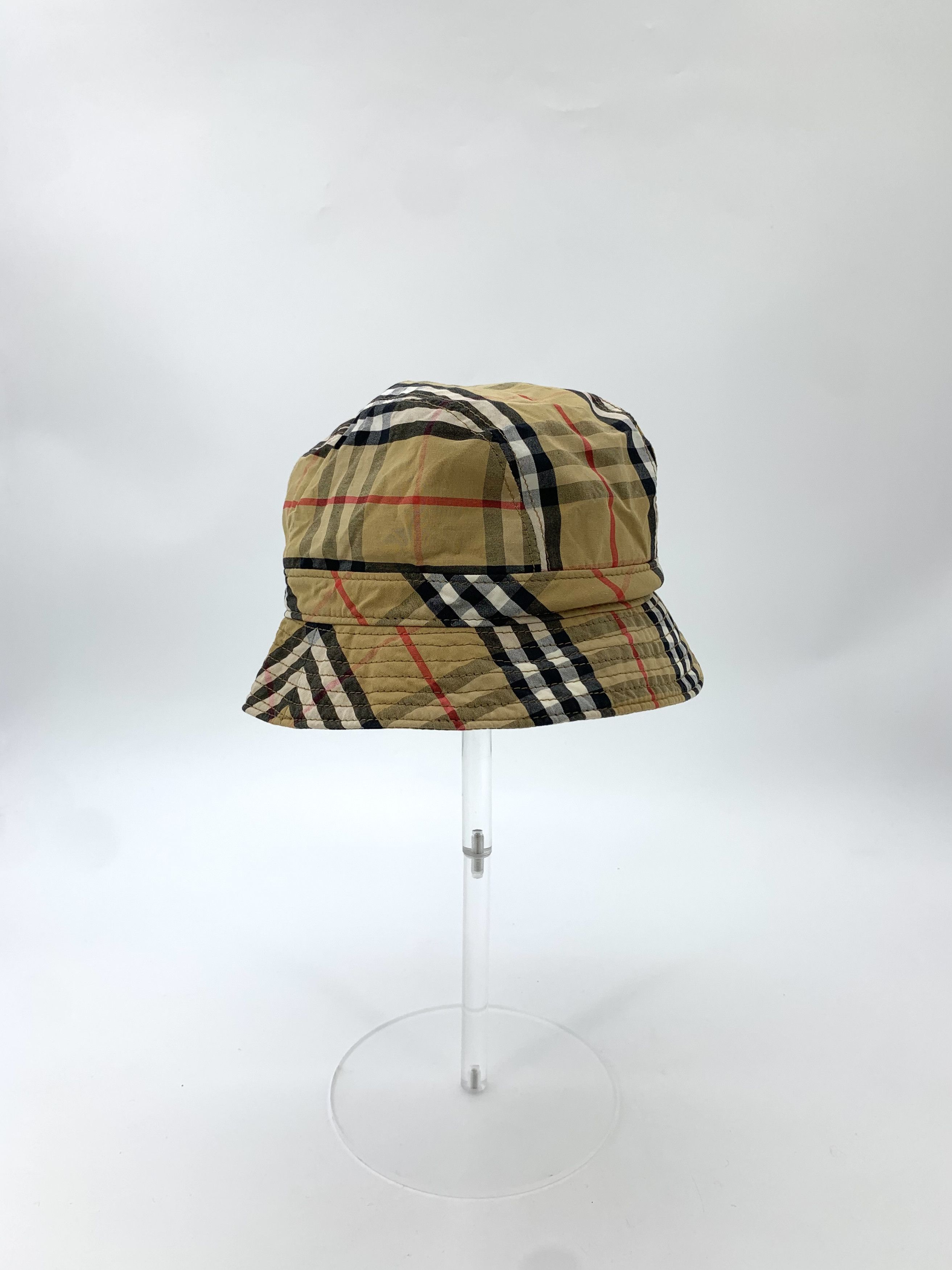 Burberry Burberry Hat – Brown Check Cotton Bucket Hat (Size S, 55cm) Size ONE SIZE - 9 Thumbnail