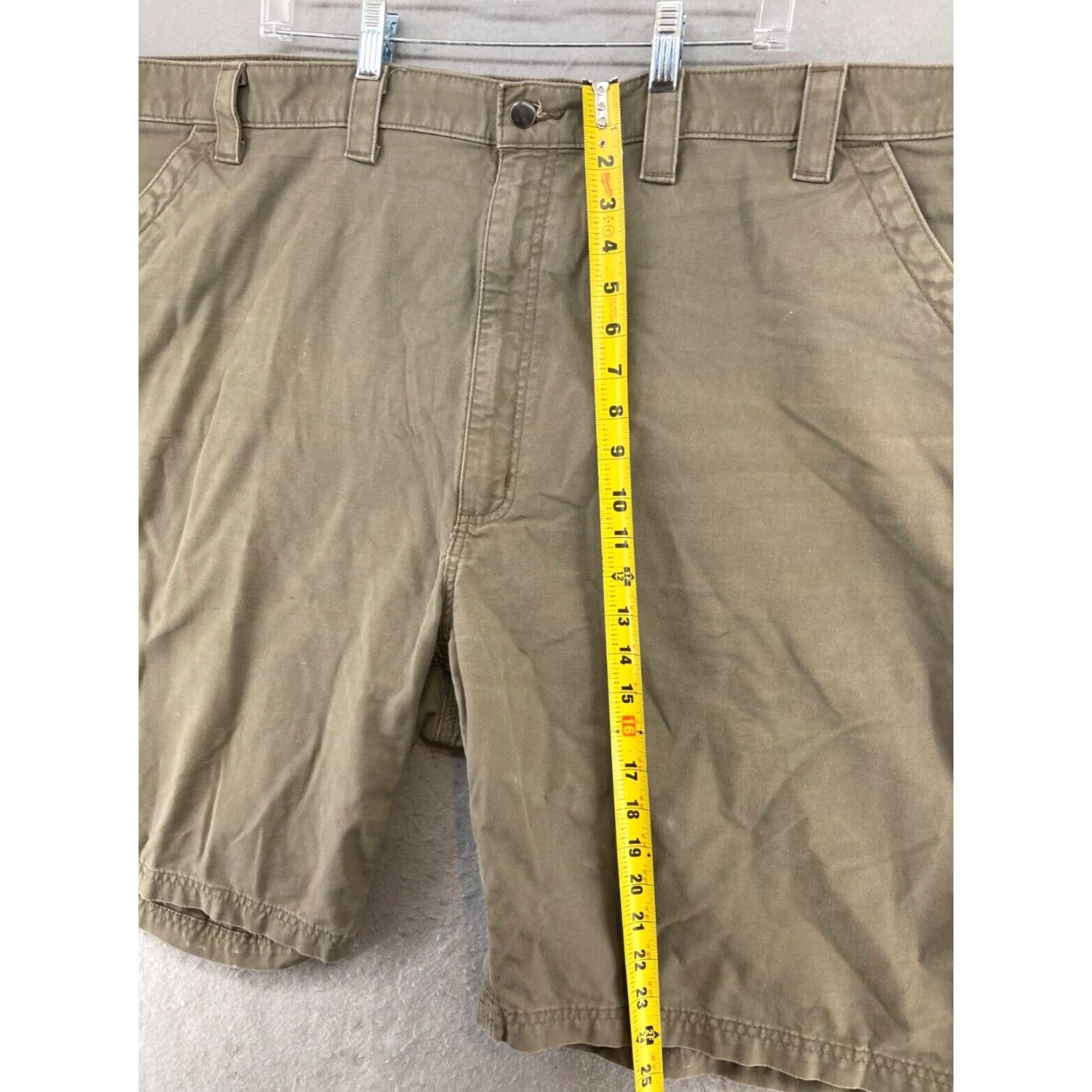 Carhartt Carhartt Mens Original Fit Work Shorts Brown Size US 34 / EU 50 - 3 Thumbnail