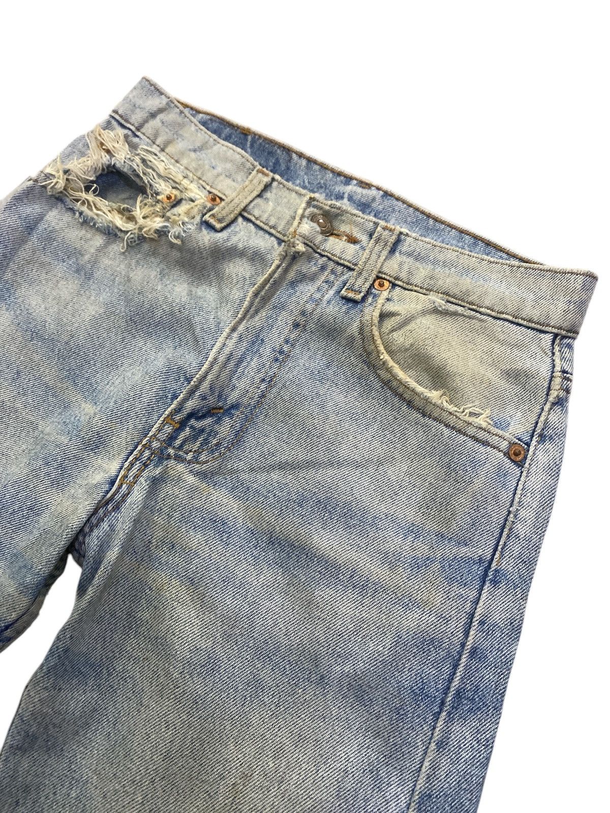 Levi's × Levi's Vintage Clothing × Vintage Vintage Levi’s USA 505 Distressed Denim Size US 28 / EU 44 - 11 Thumbnail