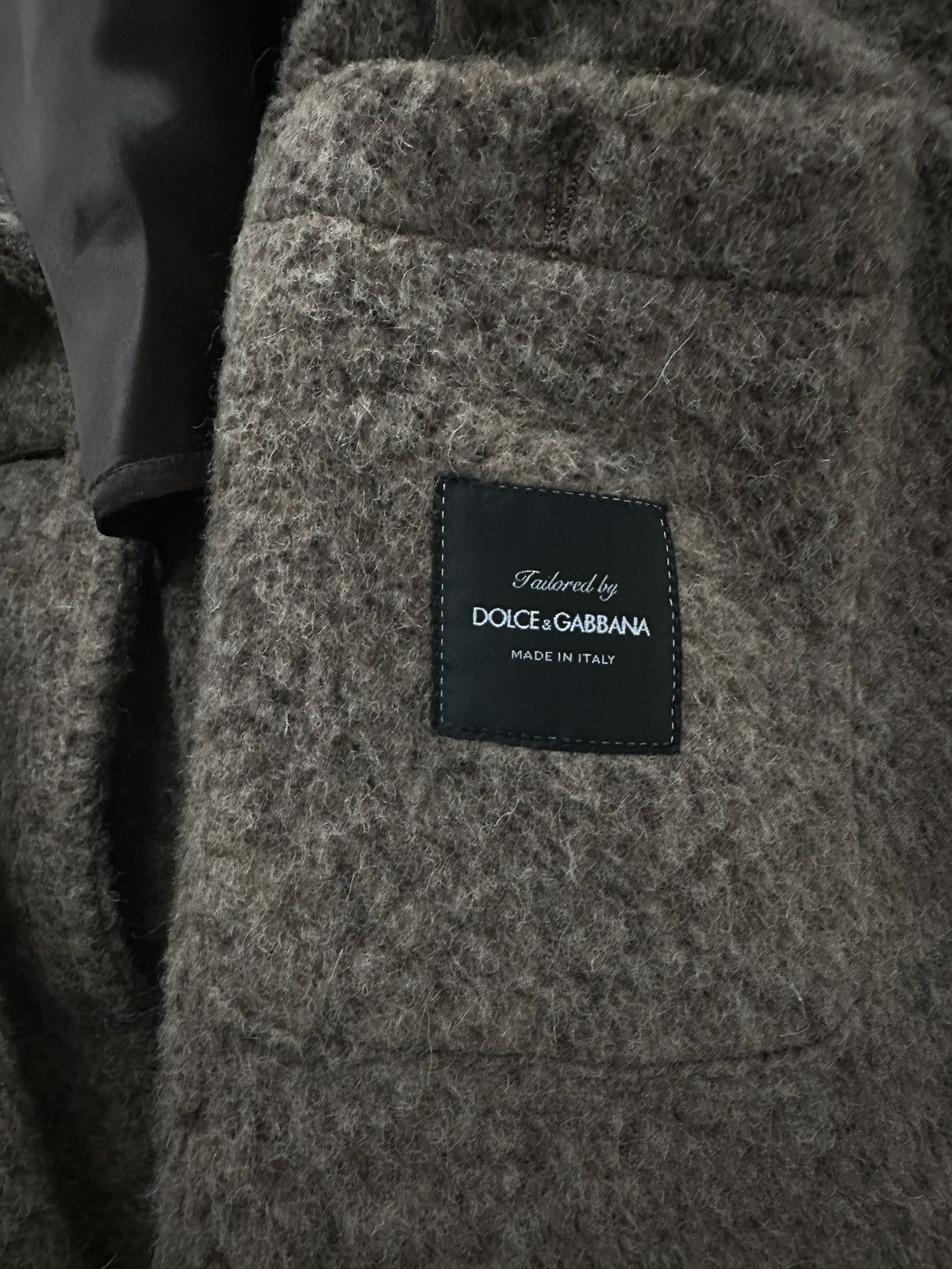 Dolce & Gabbana DOLCE & GABBANA Double Breasted Alpaca Wool Blend Coat Size US M / EU 48-50 / 2 - 10 Thumbnail
